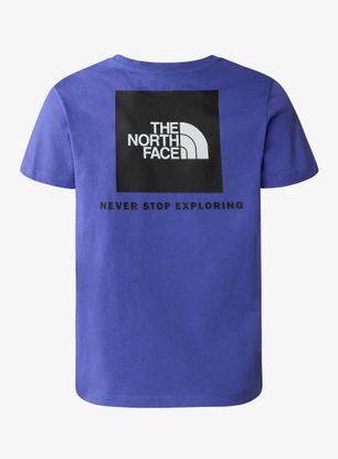 Chlapecké tričko The North Face S/S Redbox Tee Back Box Graphic - dopamine blue