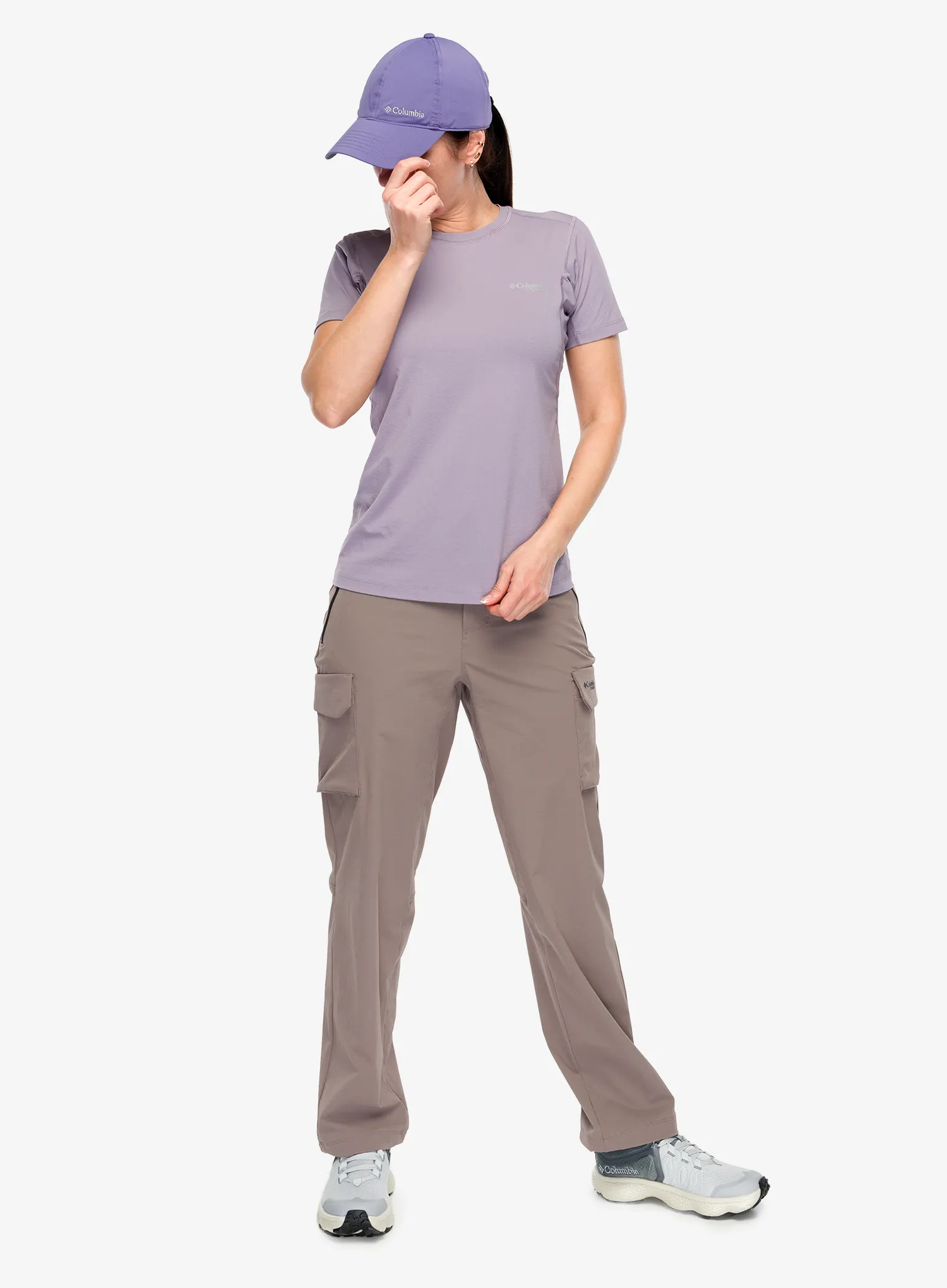 Dámské tričko Columbia Diamond Peak Pro Short Sleeve - shale purple