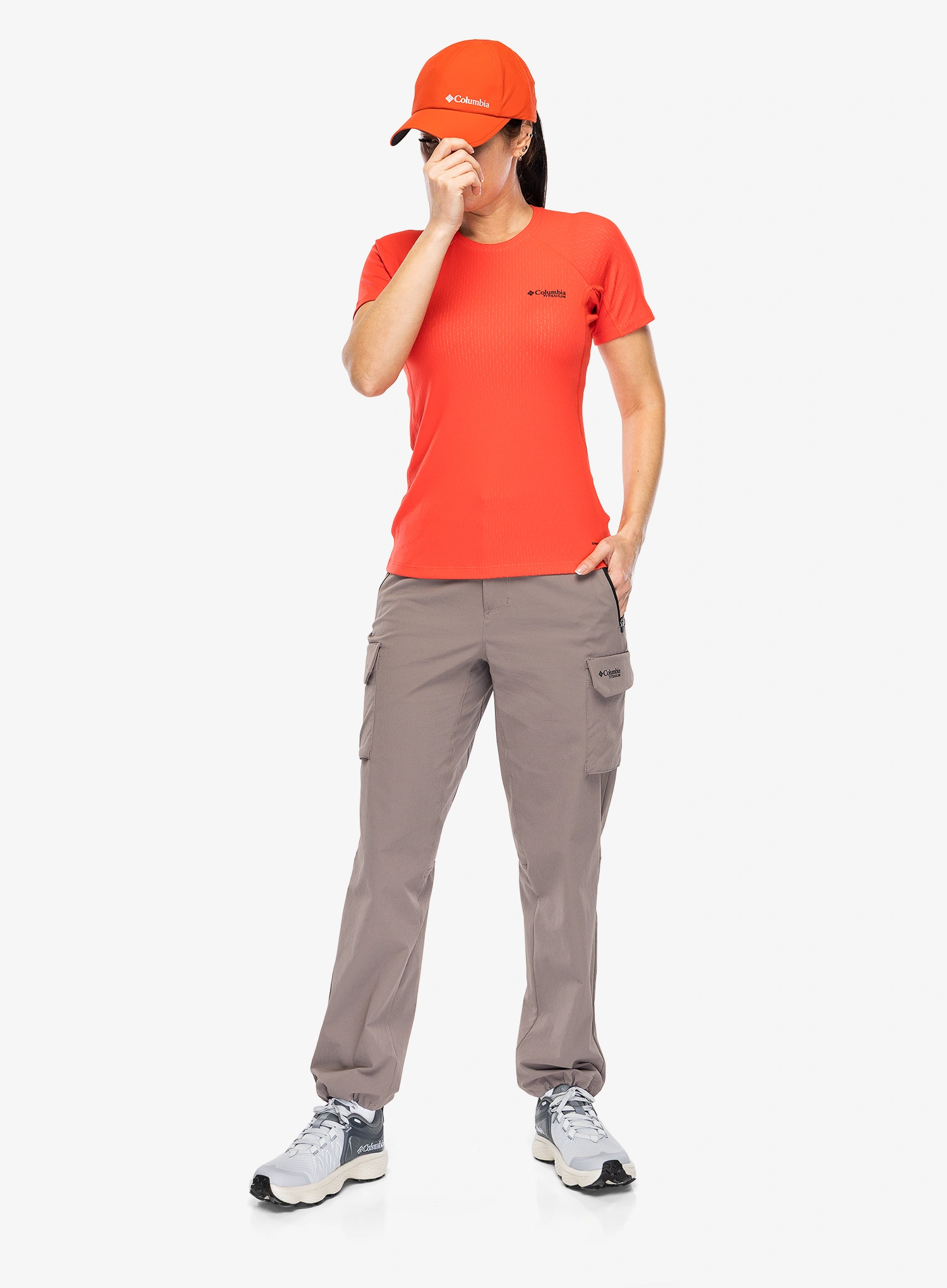 Dámské tričko Columbia DriVenture Short Sleeve - poppy red