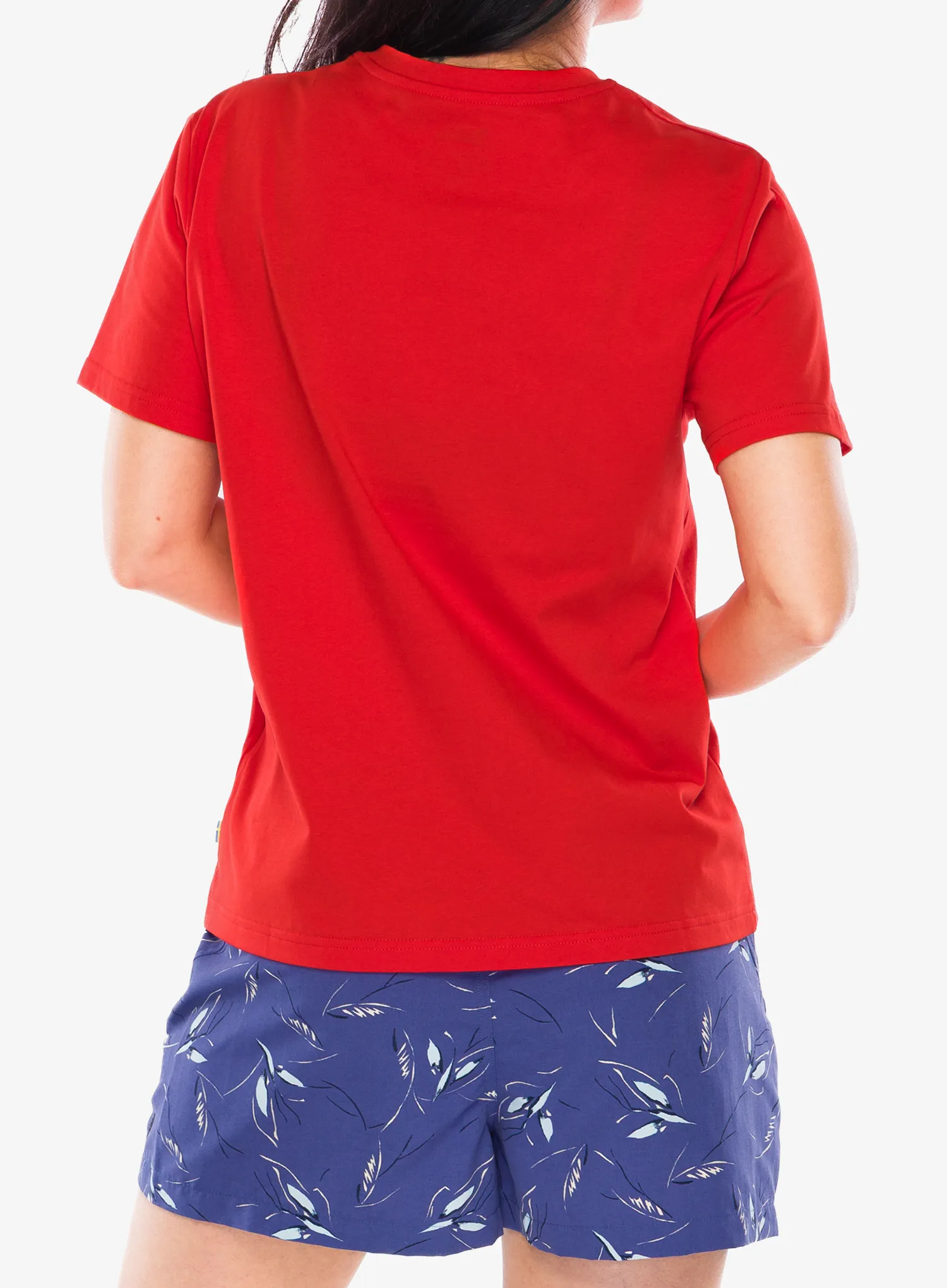 Dámské tričko Fjallraven Fox Boxy Logo Tee - flame orange