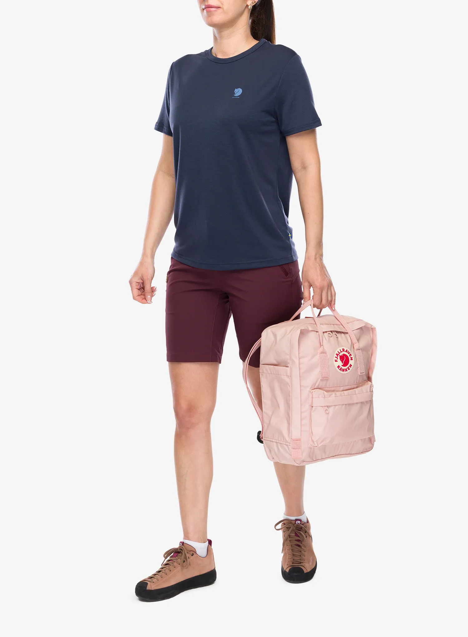 Dámské tričko Fjallraven High Coast SS - navy