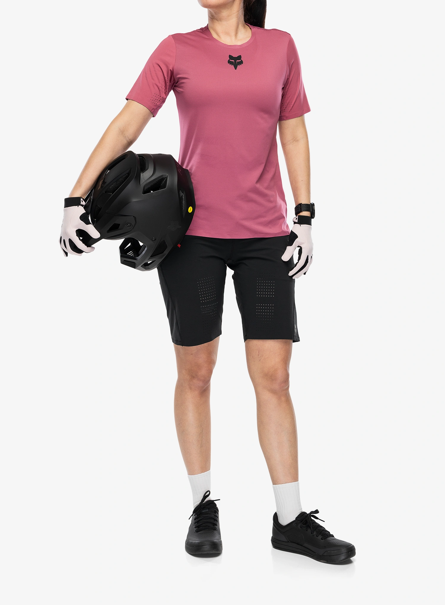 Dámské tričko Fox Flexair SS Jersey - berry