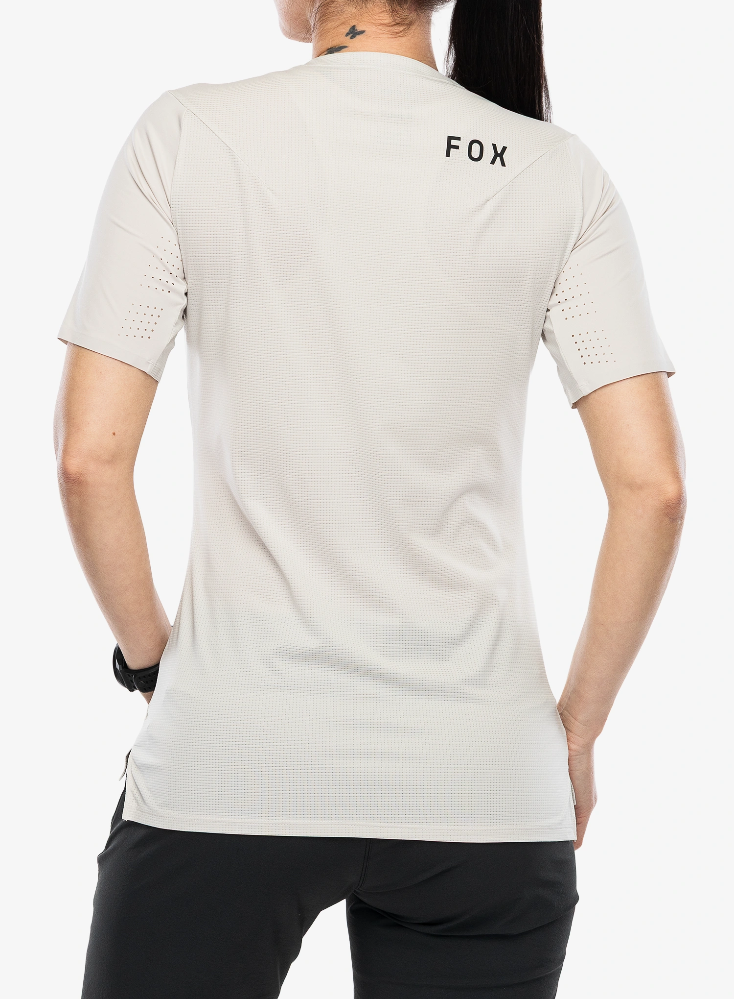 Dámské tričko Fox Flexair SS Jersey - chalk white