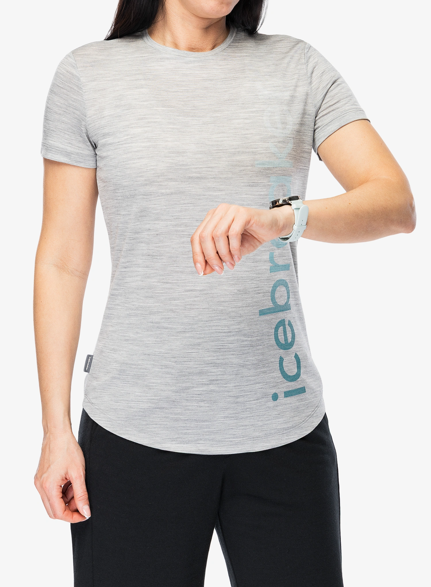 Dámské tričko Icebreaker Merino 125 Cool-Lite Sphere SS Tee Vert - metro hthr