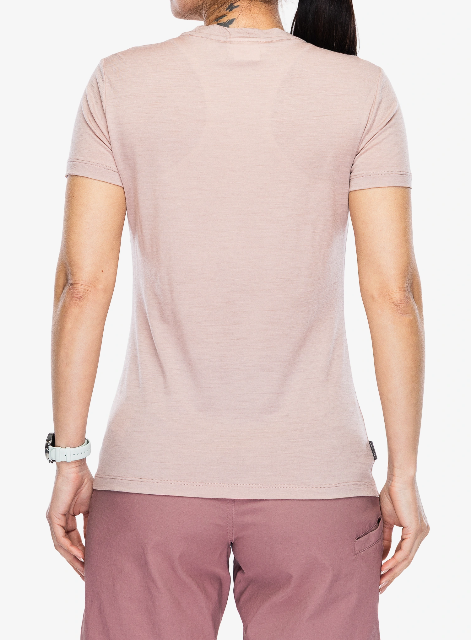 Dámské tričko Icebreaker Merino 150 Tech Lite SS Tee Sparkling Stars - pink quartz