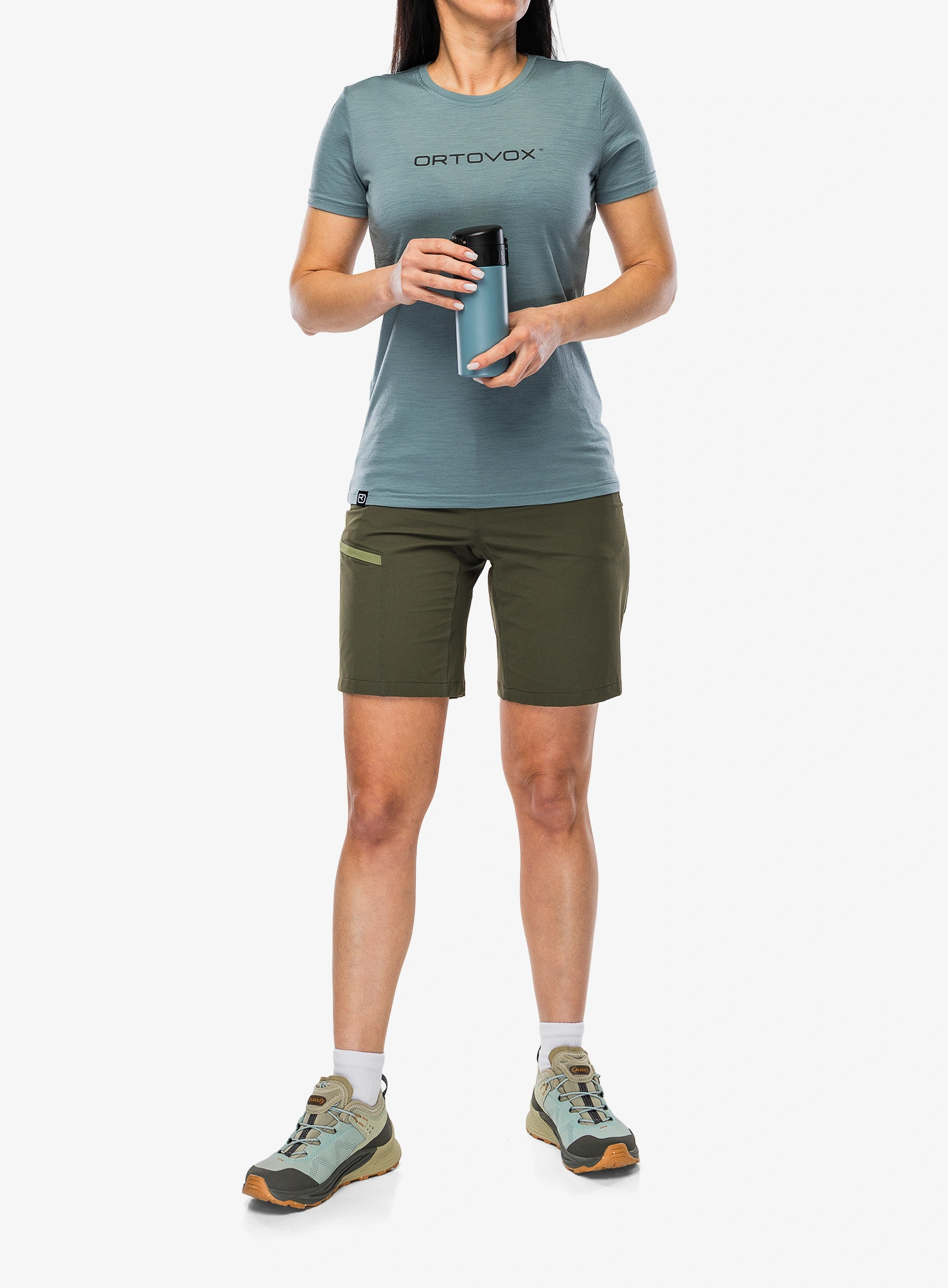 Dámské tričko Ortovox 150 Cool Brand TS - icy shore