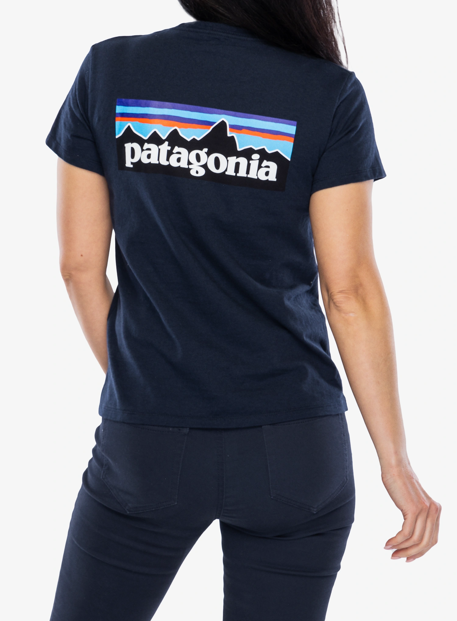 Dámské tričko Patagonia P-6 Logo Responsibili-Tee - new navy
