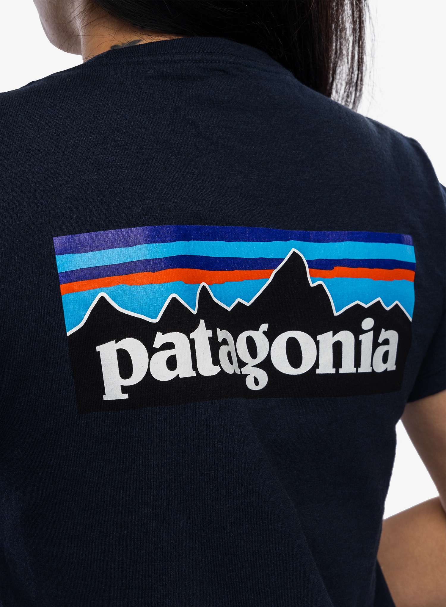 Dámské tričko Patagonia P-6 Logo Responsibili-Tee - new navy