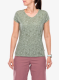 Dámské tričko Royal Robbins Featherweight Tee - sage leaf htr sunburst pt
