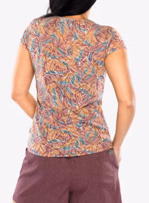 Dámské tričko Royal Robbins Featherweight Tee - wild rhubarb presidio pt