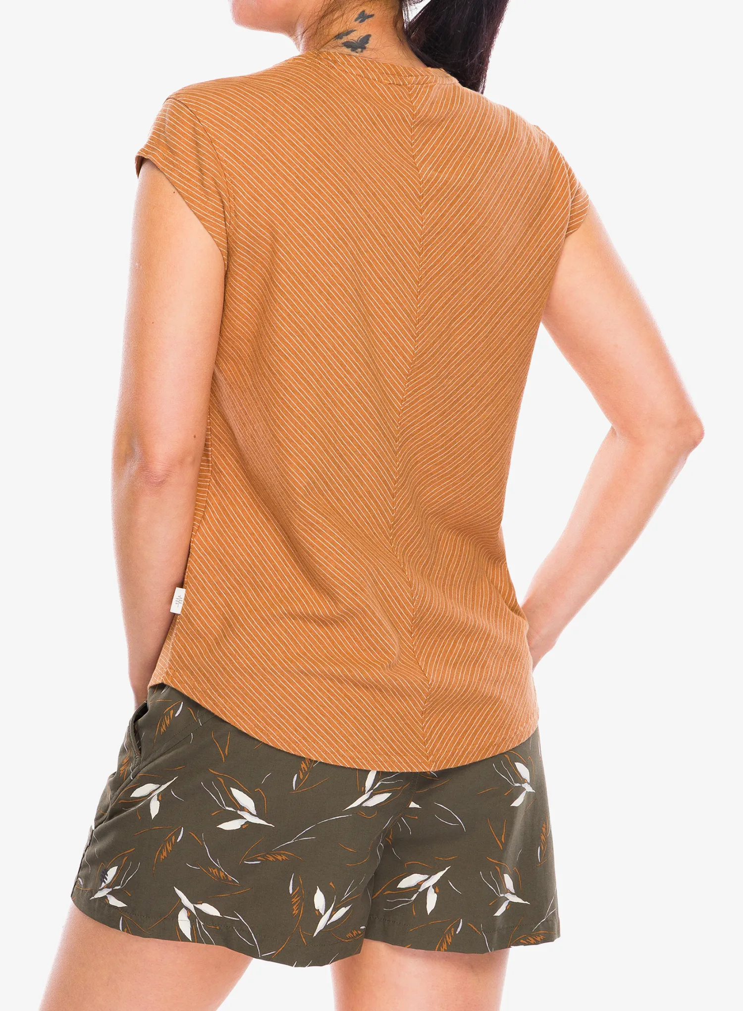 Dámské tričko Royal Robbins Vacationer V-Neck SS - lion str