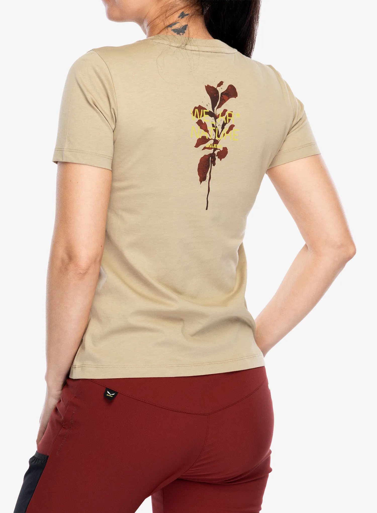 Dámské tričko Salewa Eagle Nature T-Shirt - quicksand