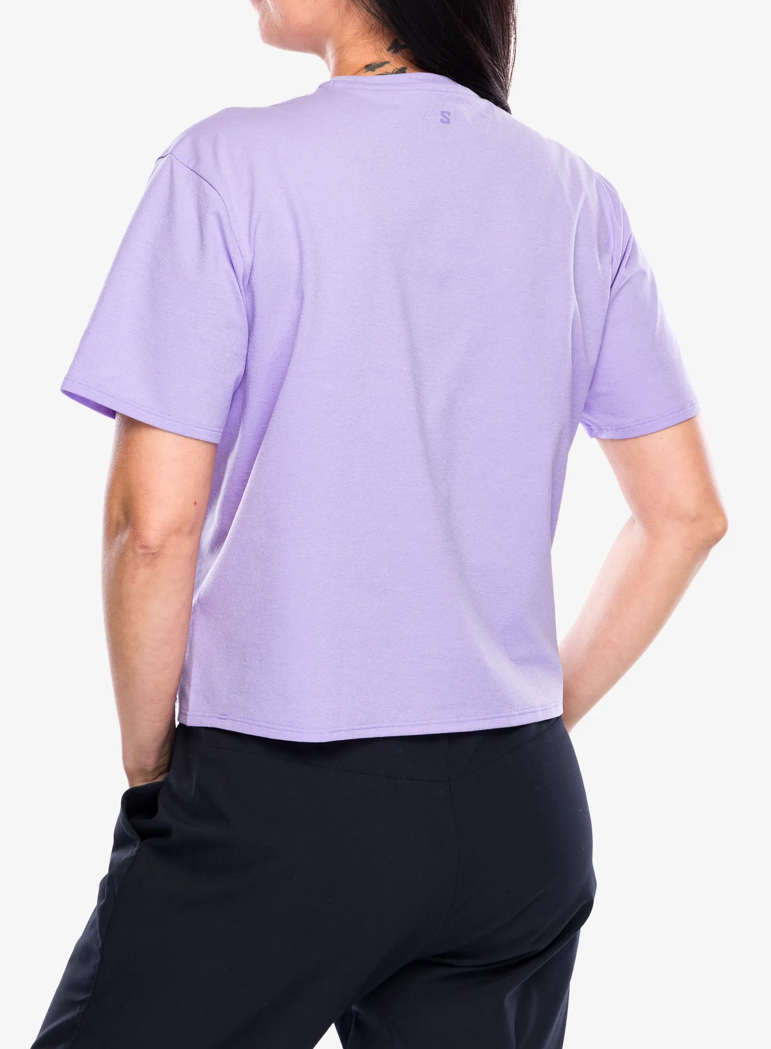 Dámské tričko Salomon Trackline S/S Tee - violet tulip