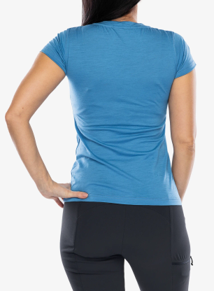 Dámské tričko Sensor Merino Active PT Tee S/S - blue mountains