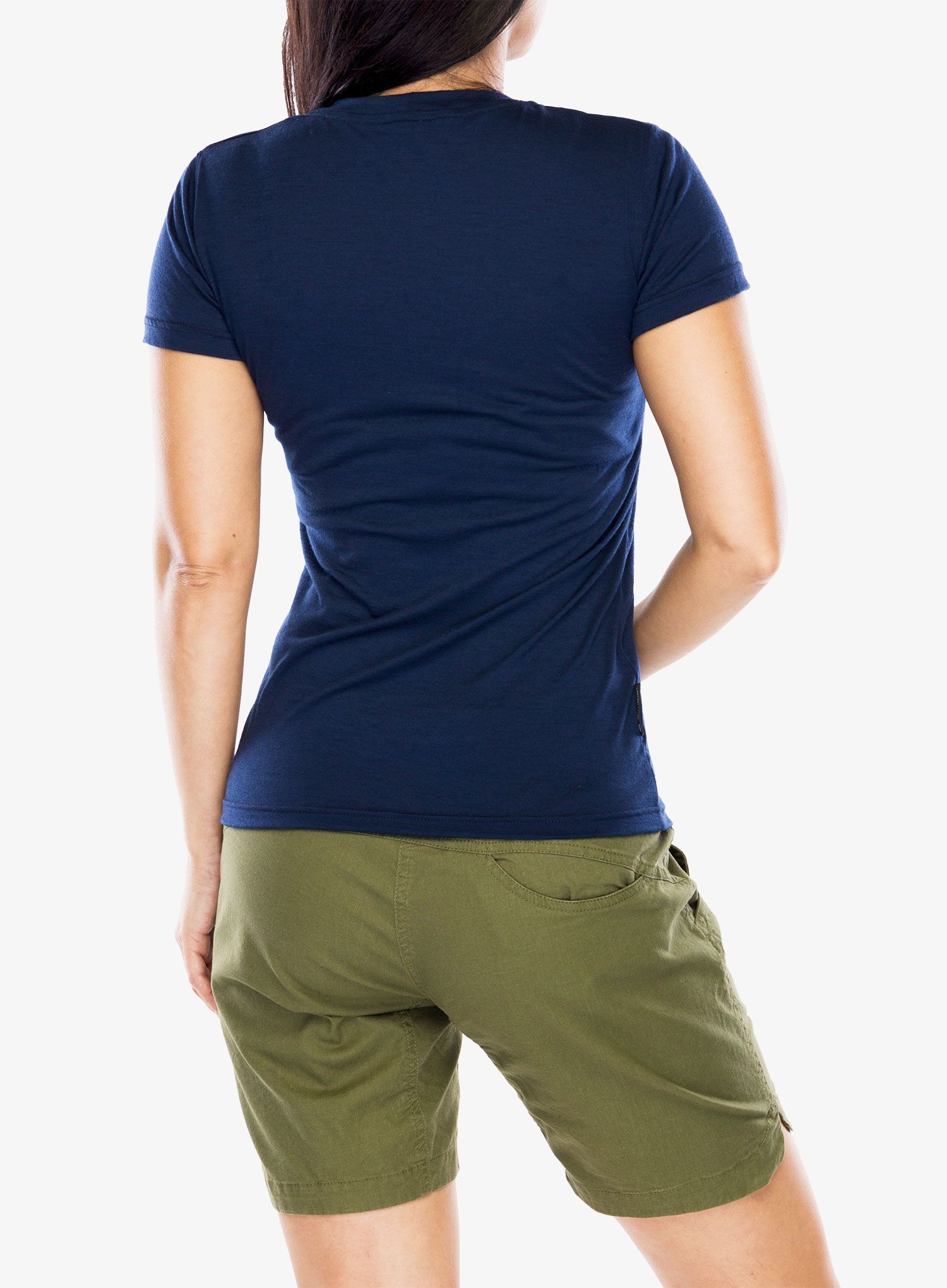 Dámské tričko Sensor Merino Active PT Tee SS - deep blue mountains