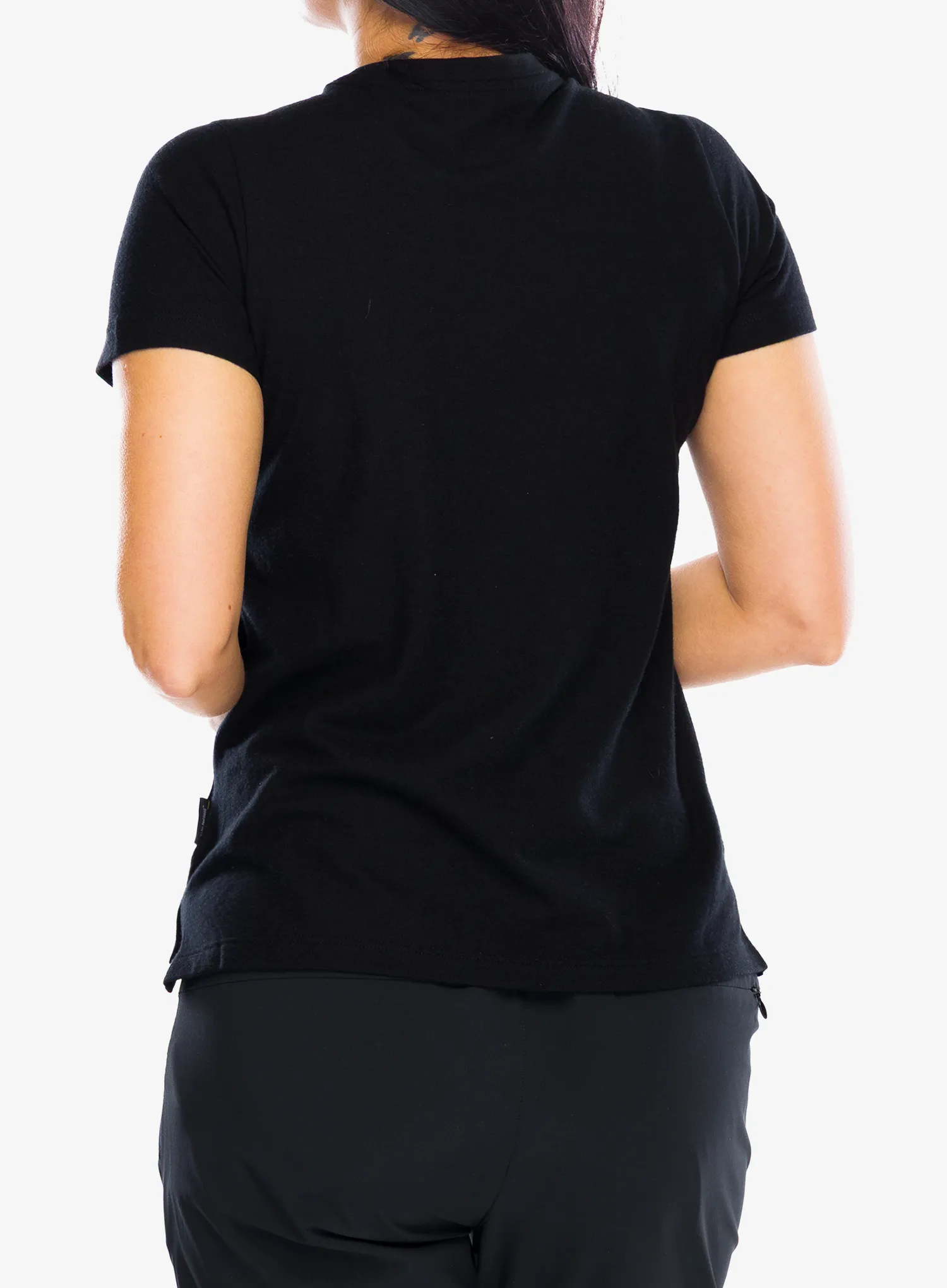 Dámské tričko Smartwool Perfect Crew Tee - black