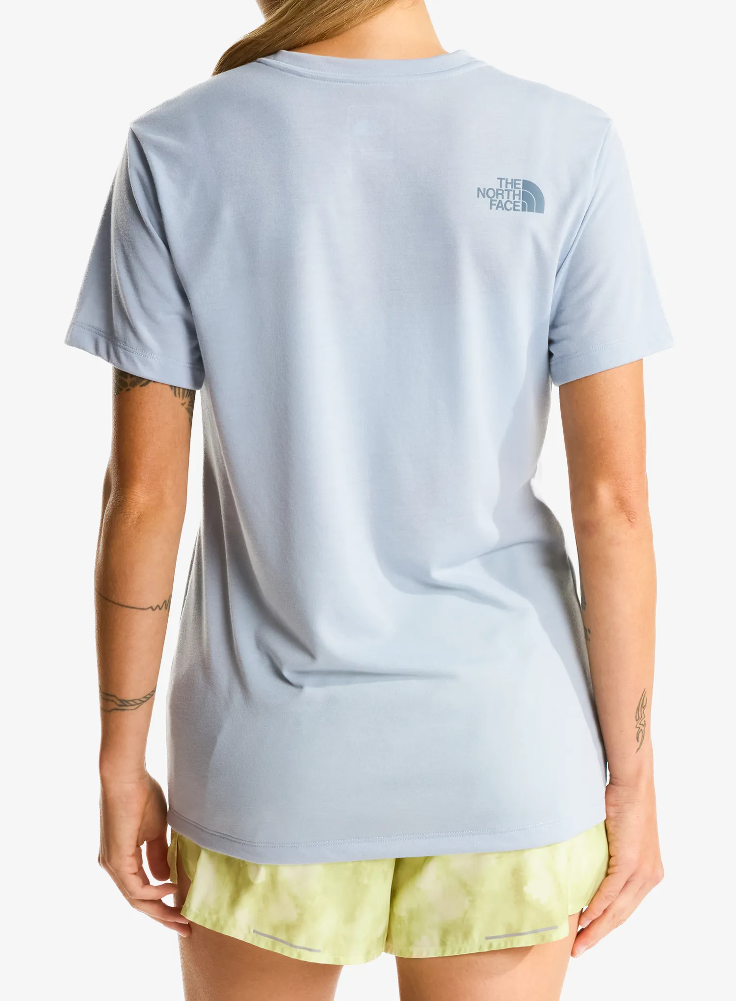 Dámské tričko The North Face Bitmap Silhouette Short Sleeves Tee - frost grey