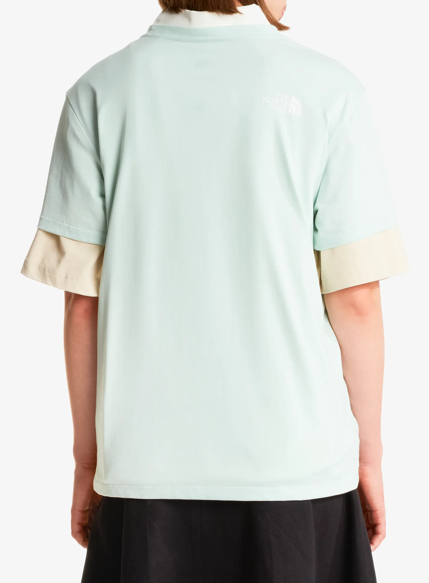 Dámské tričko The North Face Evolution Half Dome Relaxed Short Sleeve - opal frost
