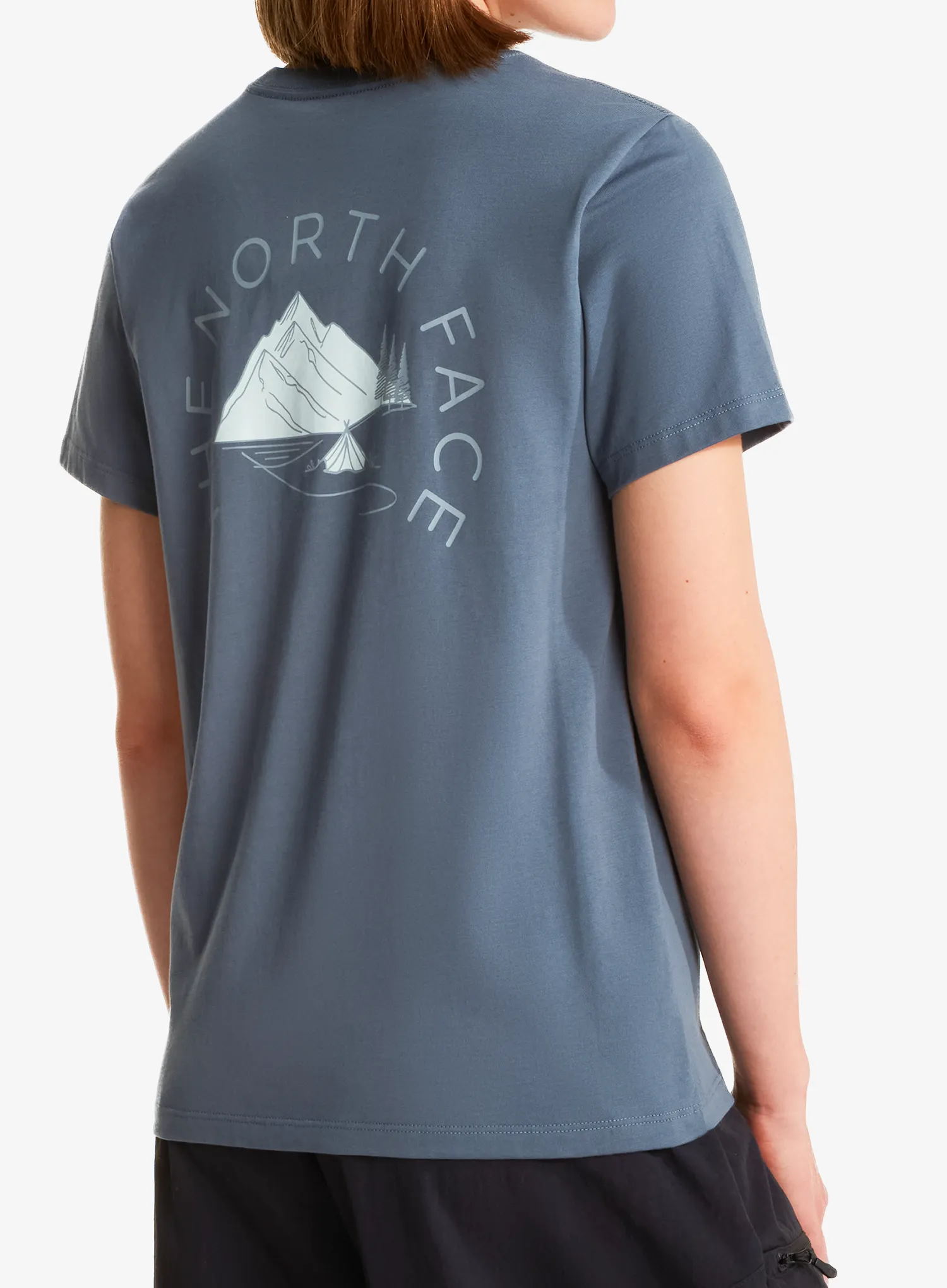 Dámské tričko The North Face Monte Regular Short Sleeve Tee - granite grey