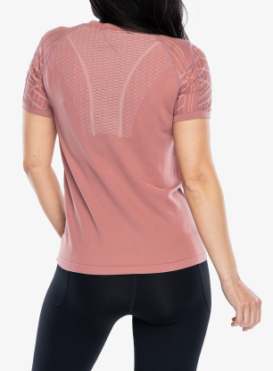 Dámské tričko UYN Terracross Self Layer Shirt Short Sleeves Regular Fit - ash rose