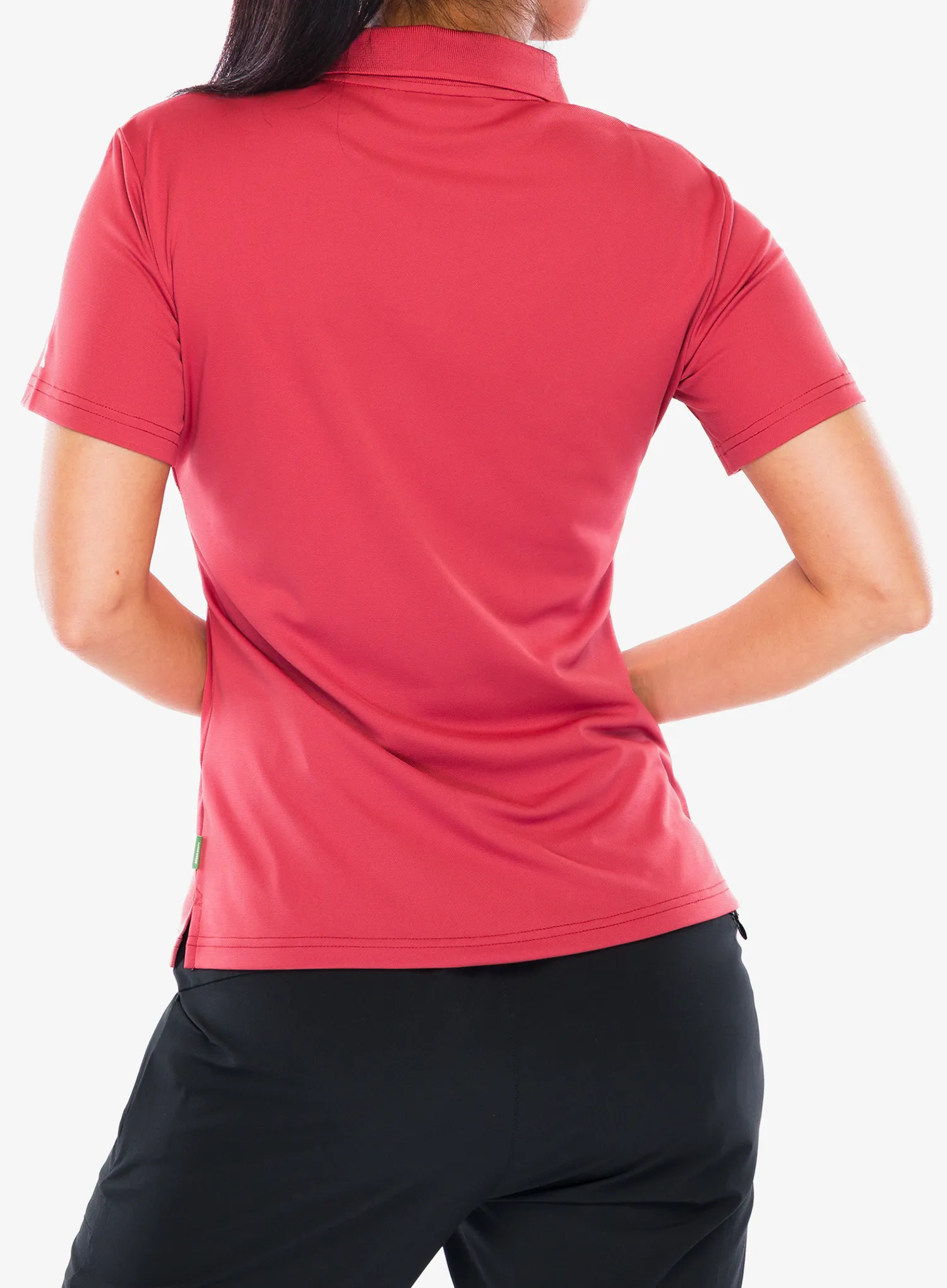 Dámské tričko Vaude Essential Polo Shirt - brick