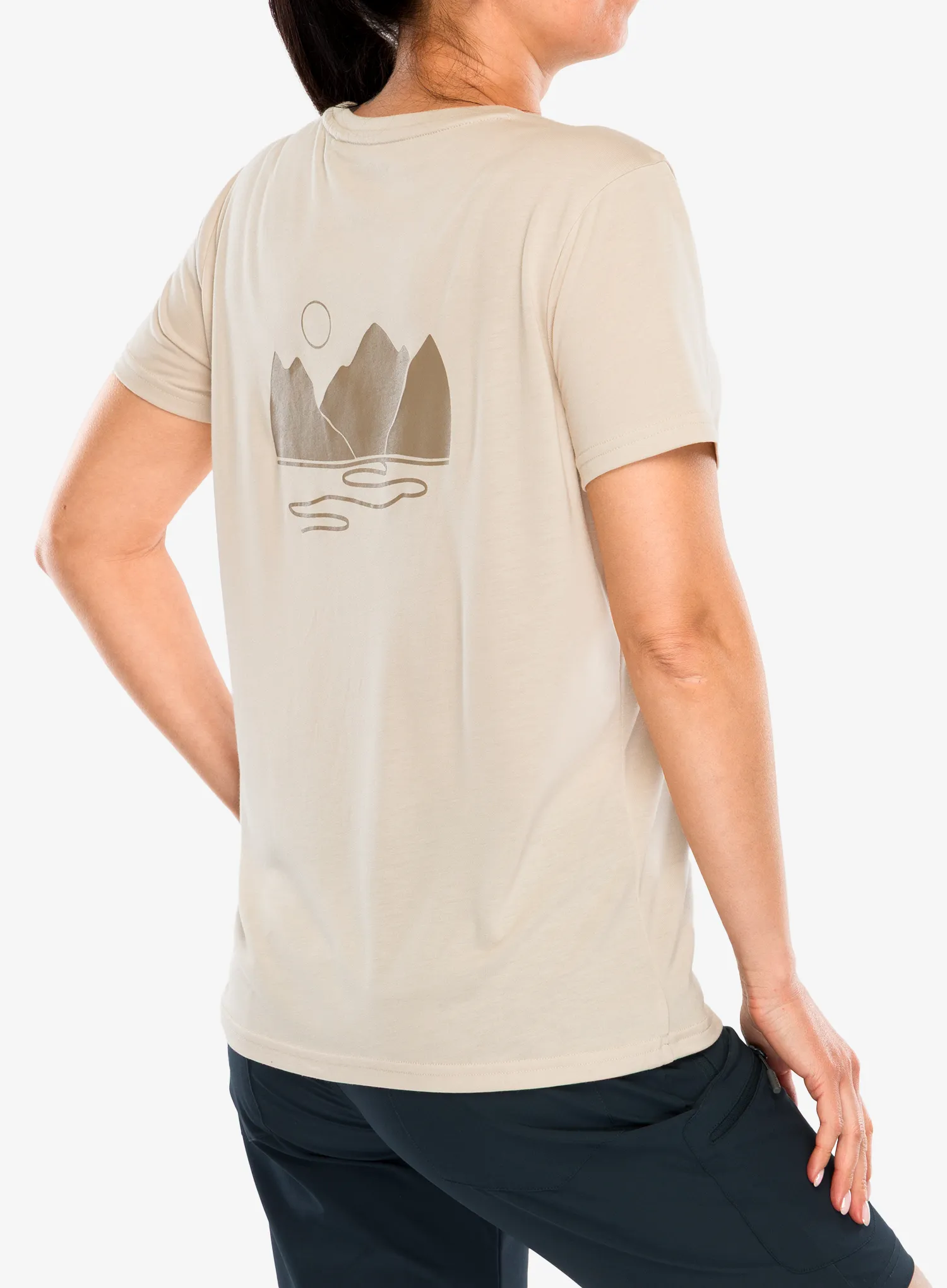 Dámské tričko Viking Morain Bamboo - beige