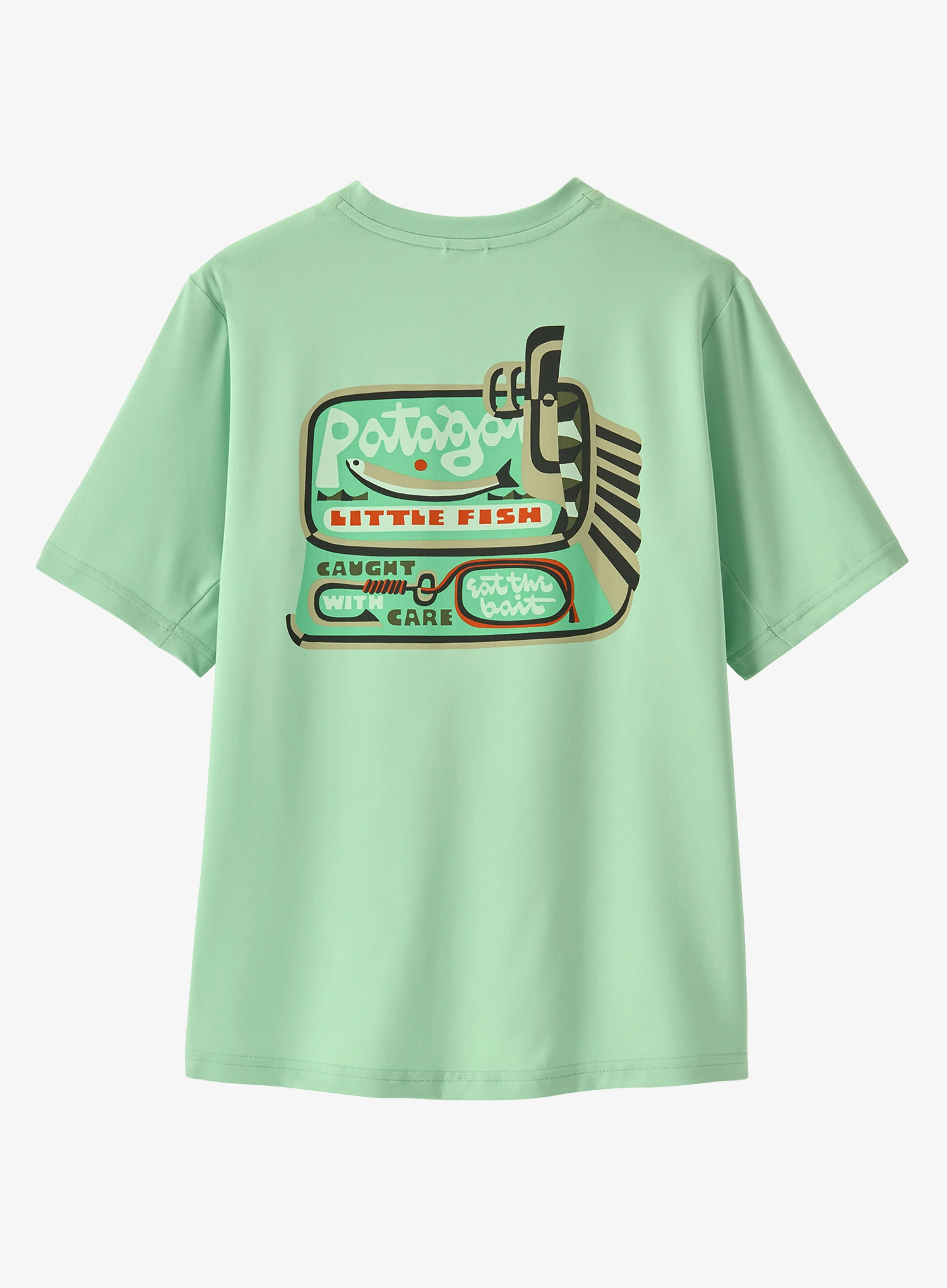 Tričko pro děti Patagonia Cap SW T-Shirt - little fish/rinsed green