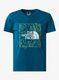 Tričko pro děti The North Face New S/S Graphic Tee - blue/lemon