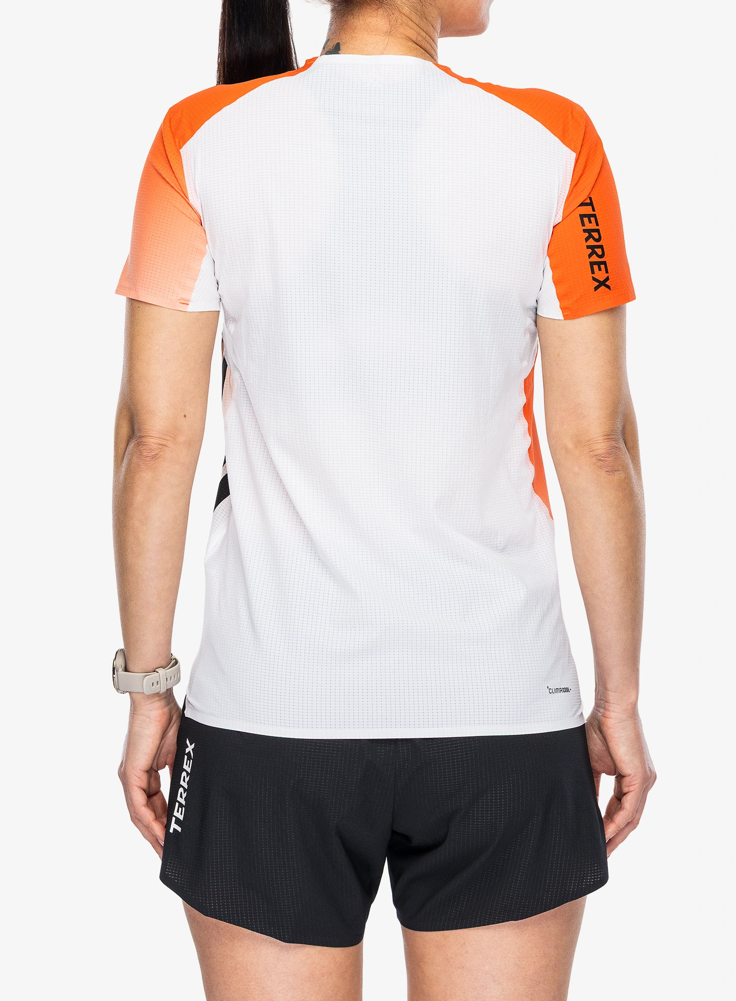 Běžecké tričko dámské adidas TERREX Xpr Pro Tee - white/semi impact orange