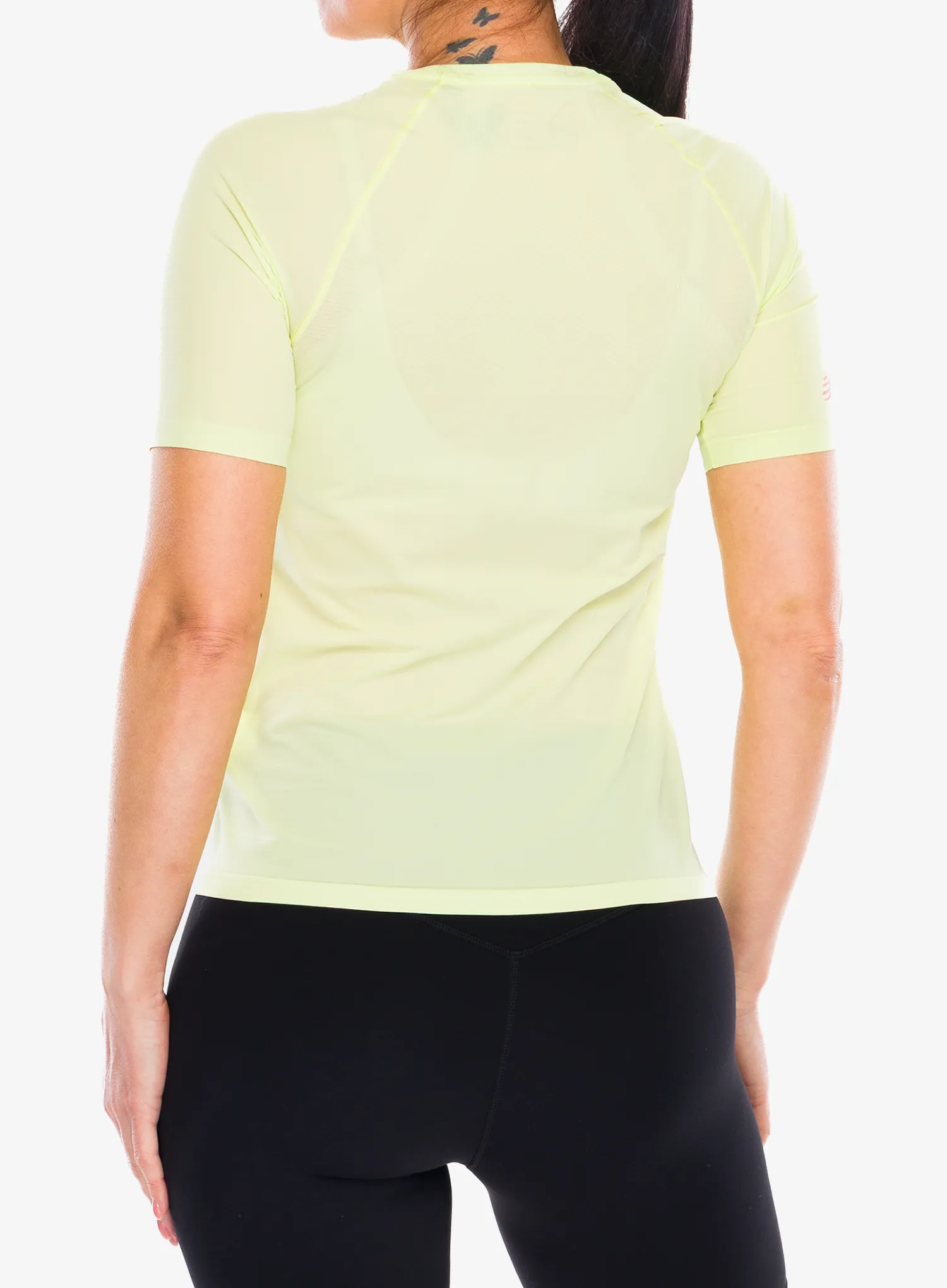 Běžecké tričko dámské Compressport Trail Racing S/S Tshirt - shadow lime