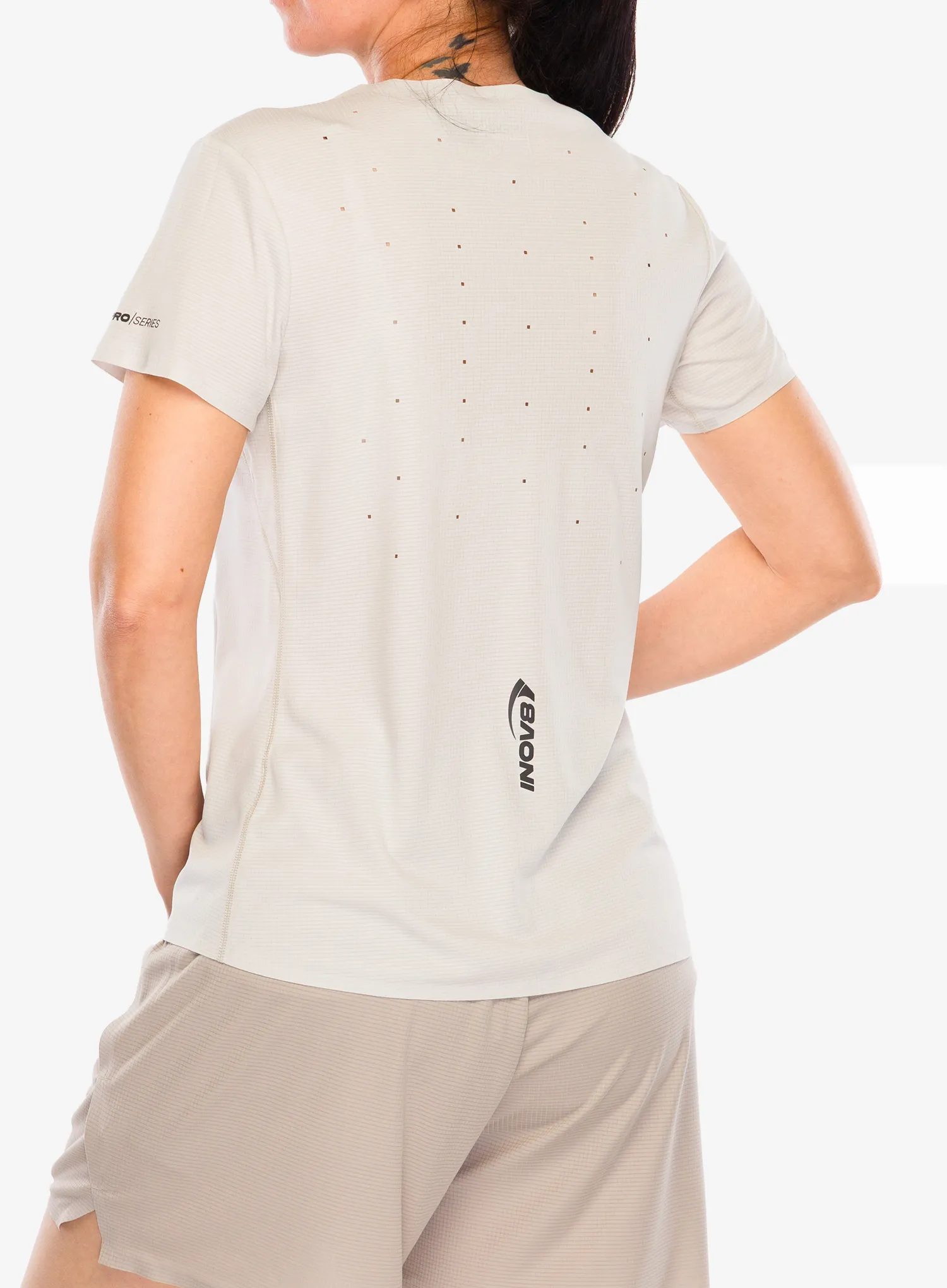 Běžecké tričko dámské Inov-8 Airlite Pro Short Sleeve T-Shirt - neutral/neutral