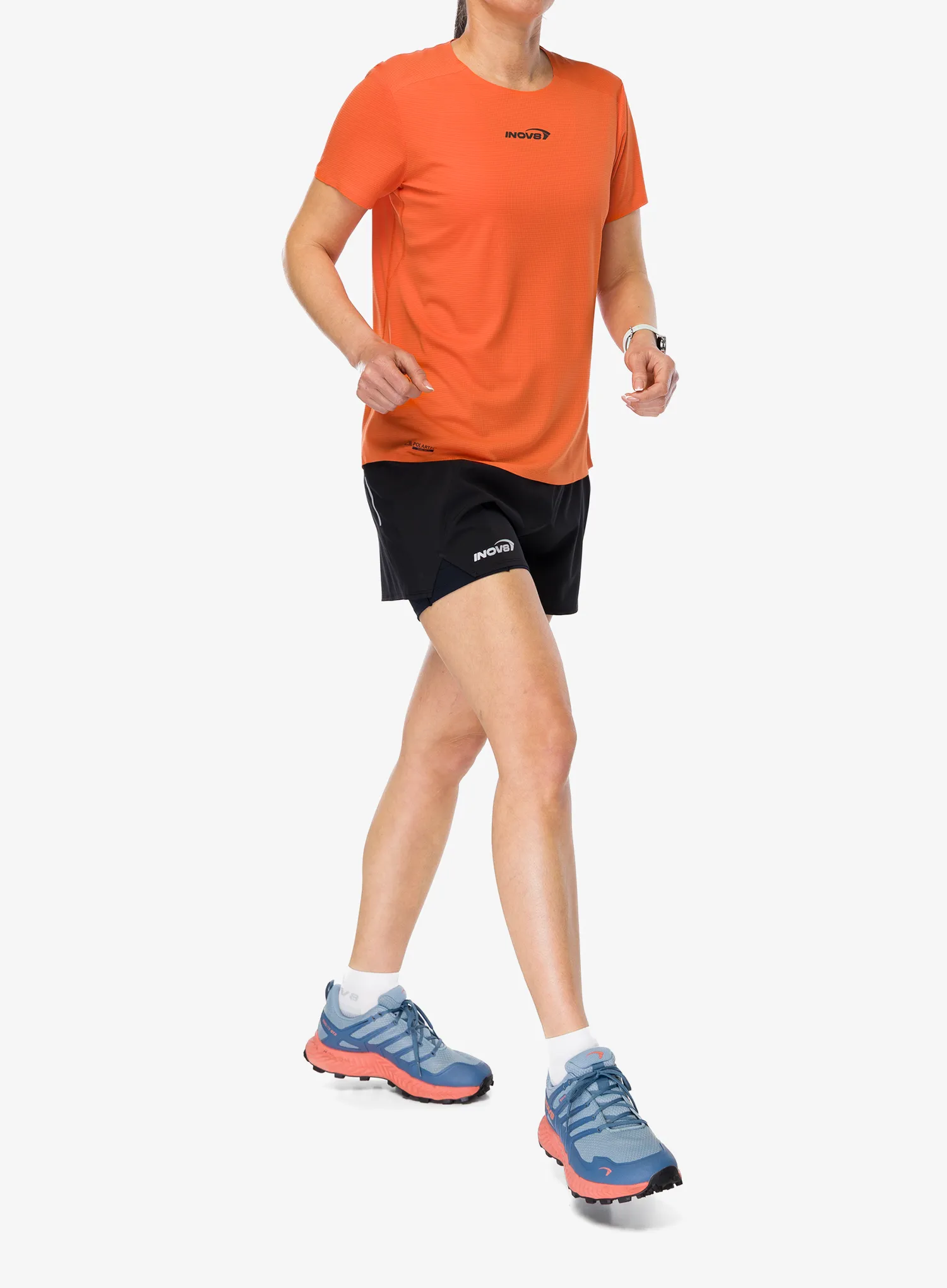 Běžecké tričko dámské Inov-8 Airlite Pro Short Sleeve T-Shirt - orange