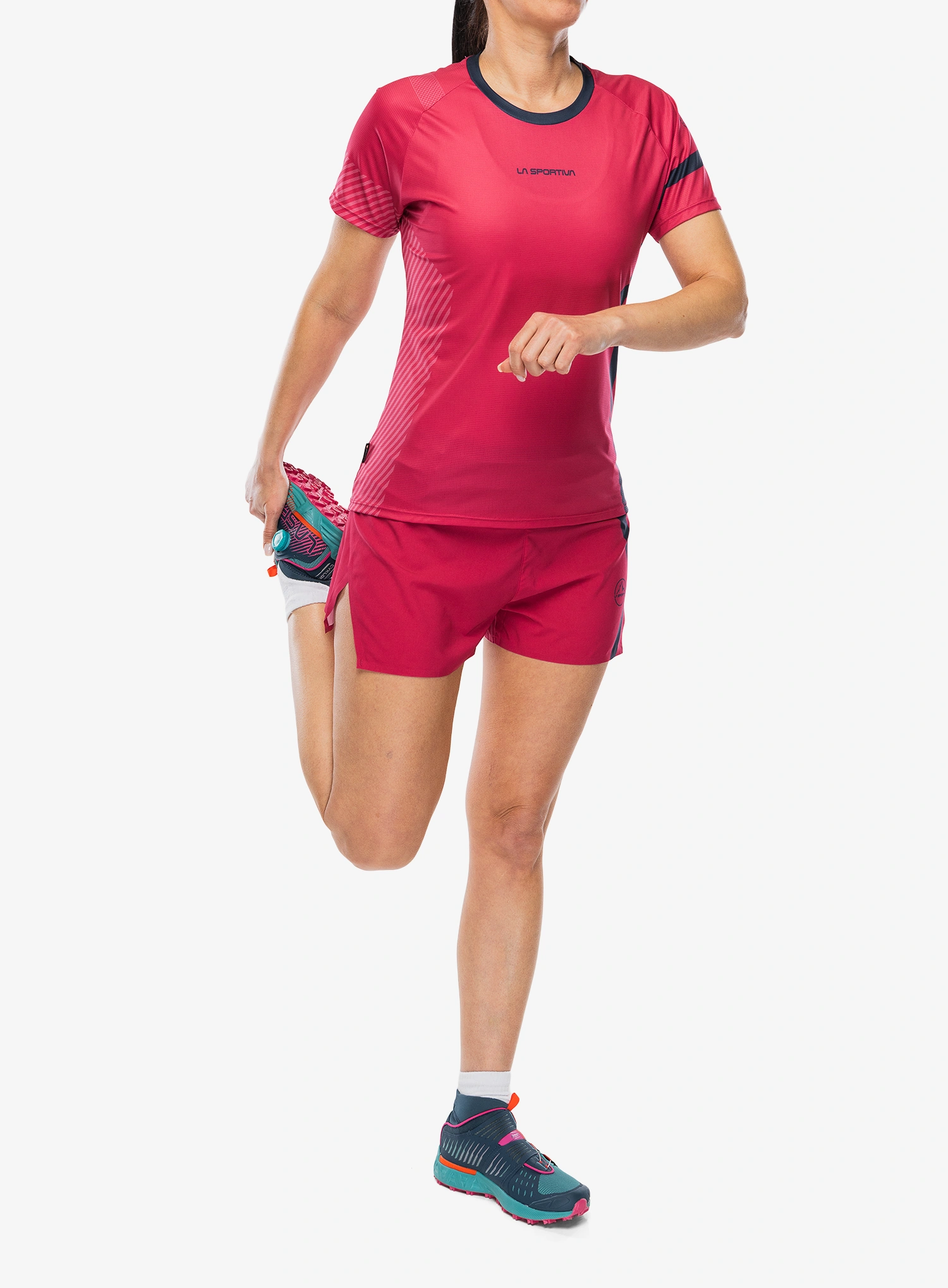 Běžecké tričko dámské La Sportiva Flow T-Shirt - azalea/night sky