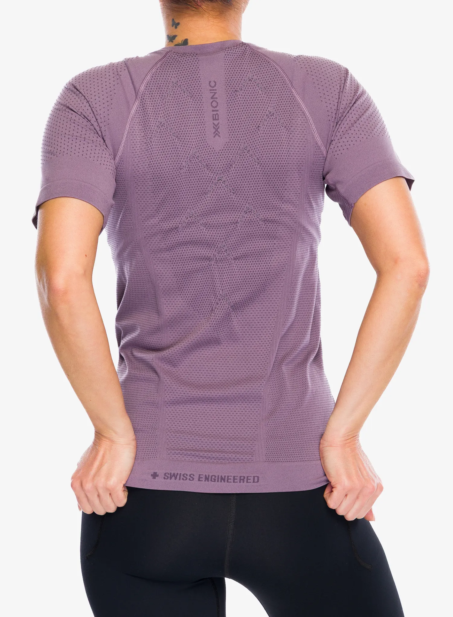 Běžecké tričko dámské X-Bionic Xceed Run Shirt S/S - dusty lavender/lavender night