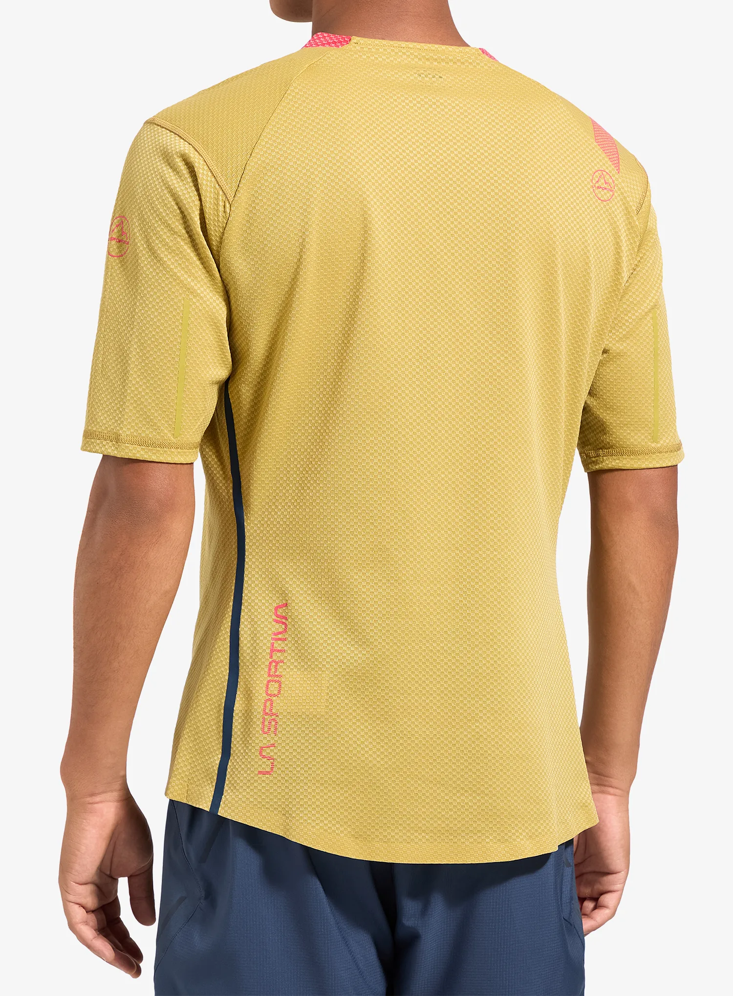 Běžecké tričko La Sportiva Trail Bite T-Shirt - savana/mountain red