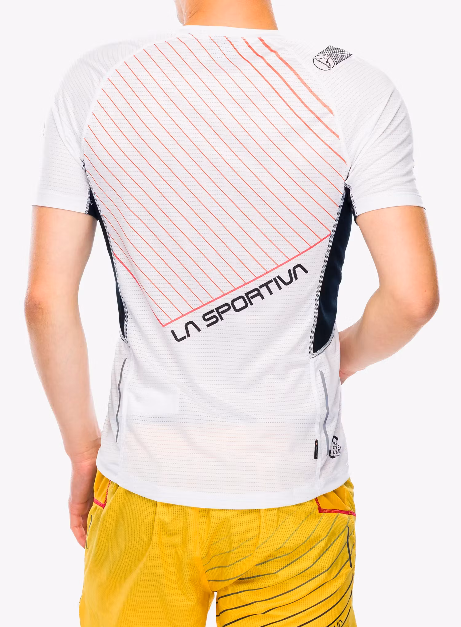 Běžecké tričko La Sportiva Wave T-Shirt - white/black