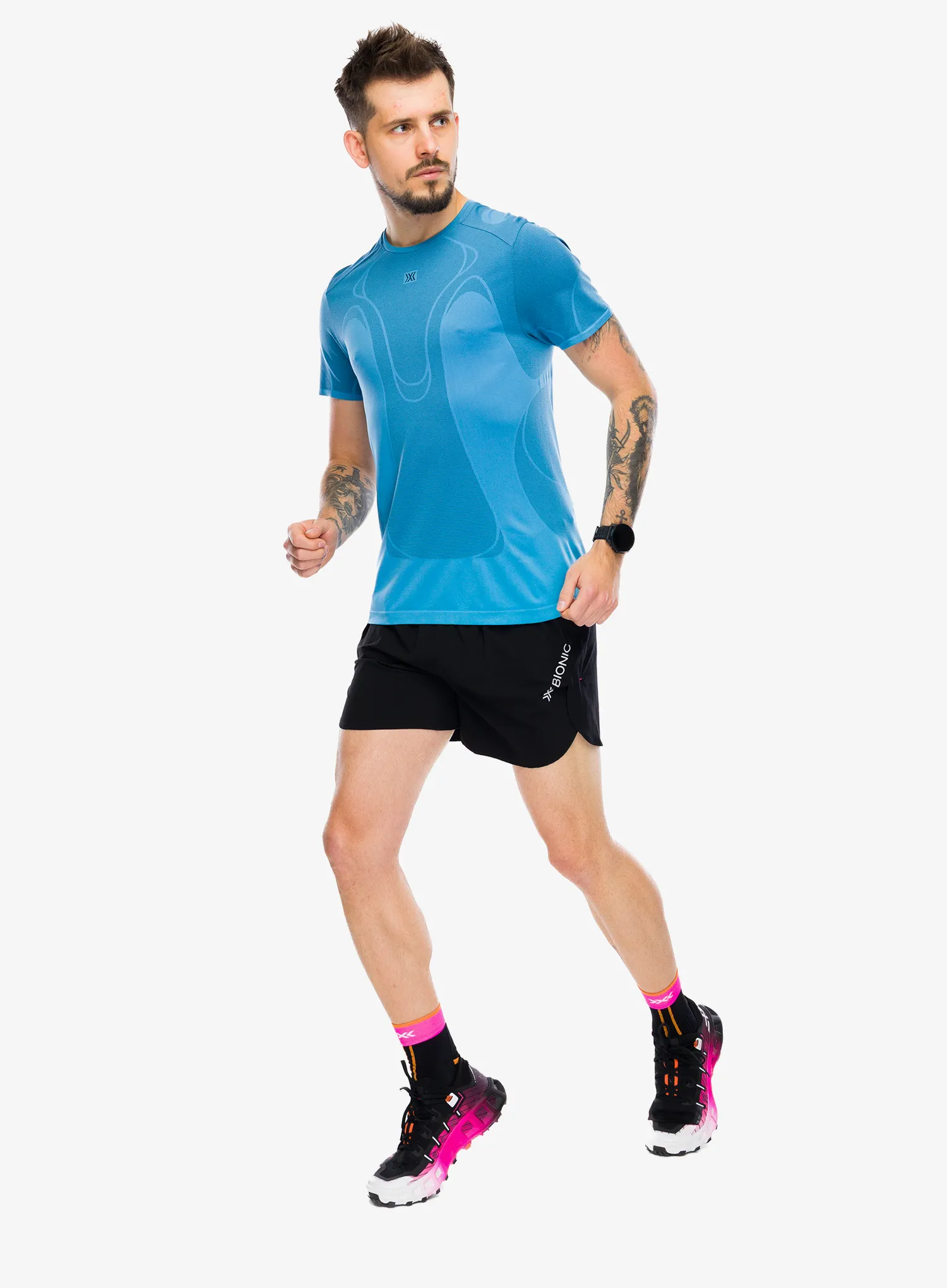 Běžecké tričko X-Bionic Xceed Run Perform Shirt - eternal ice