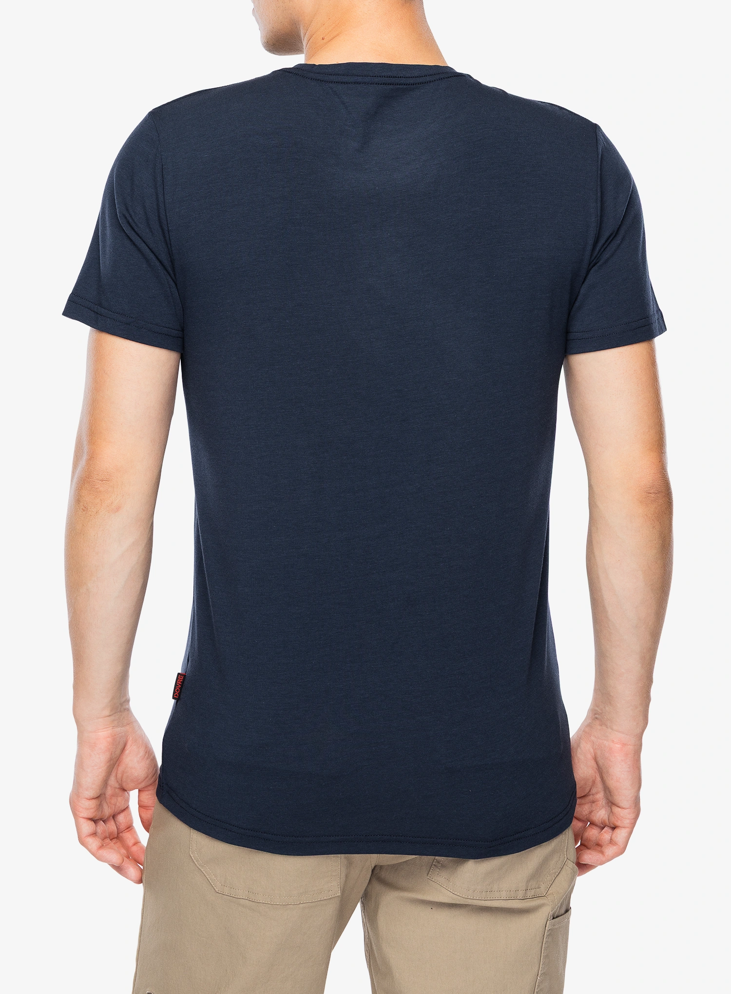 Tričko Dovre O-neck Bamboo Viscose T-shirt - navy
