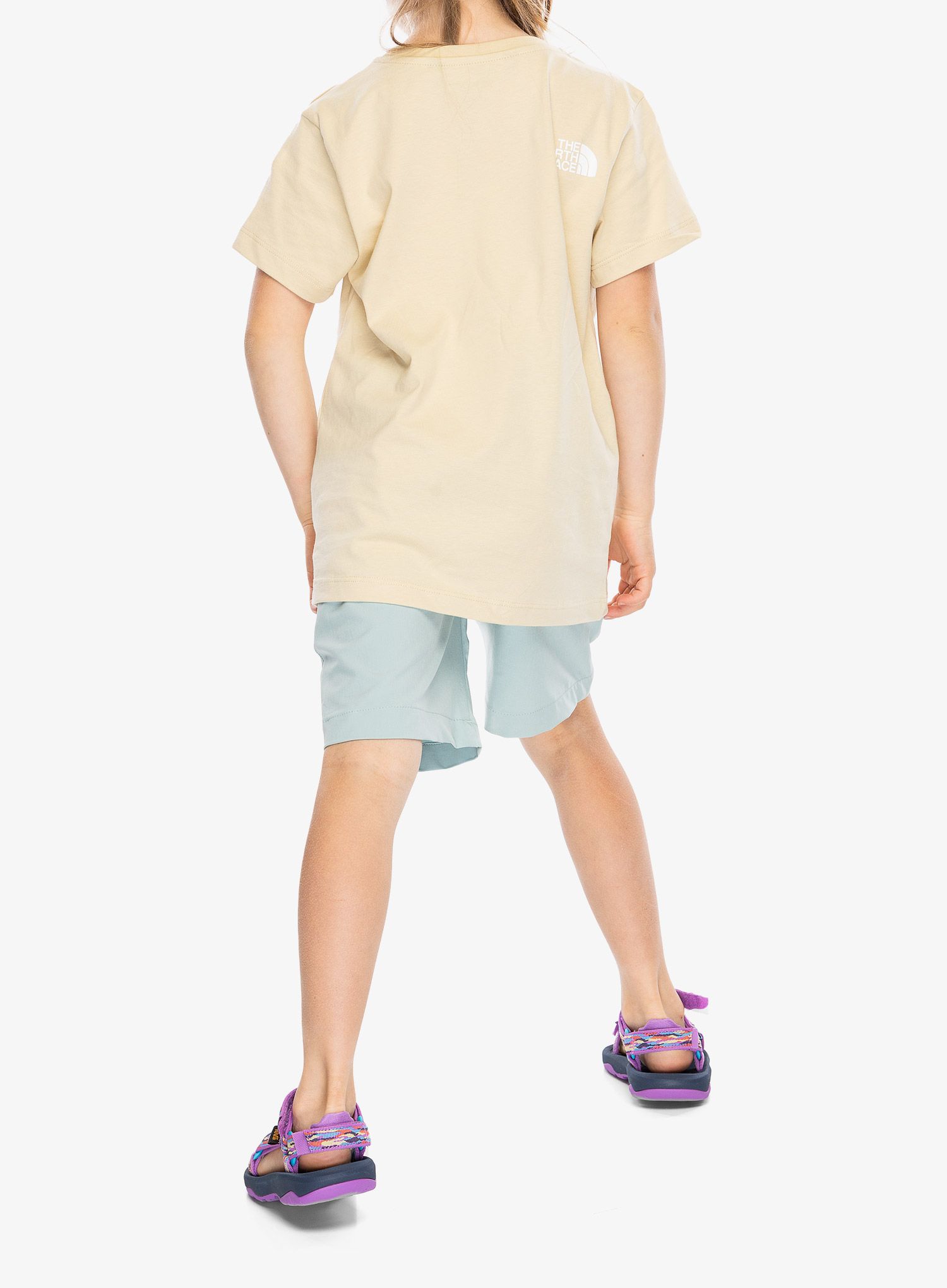 Dětské tričko The North Face New S/S Graphic Tee - gravel/forest olive