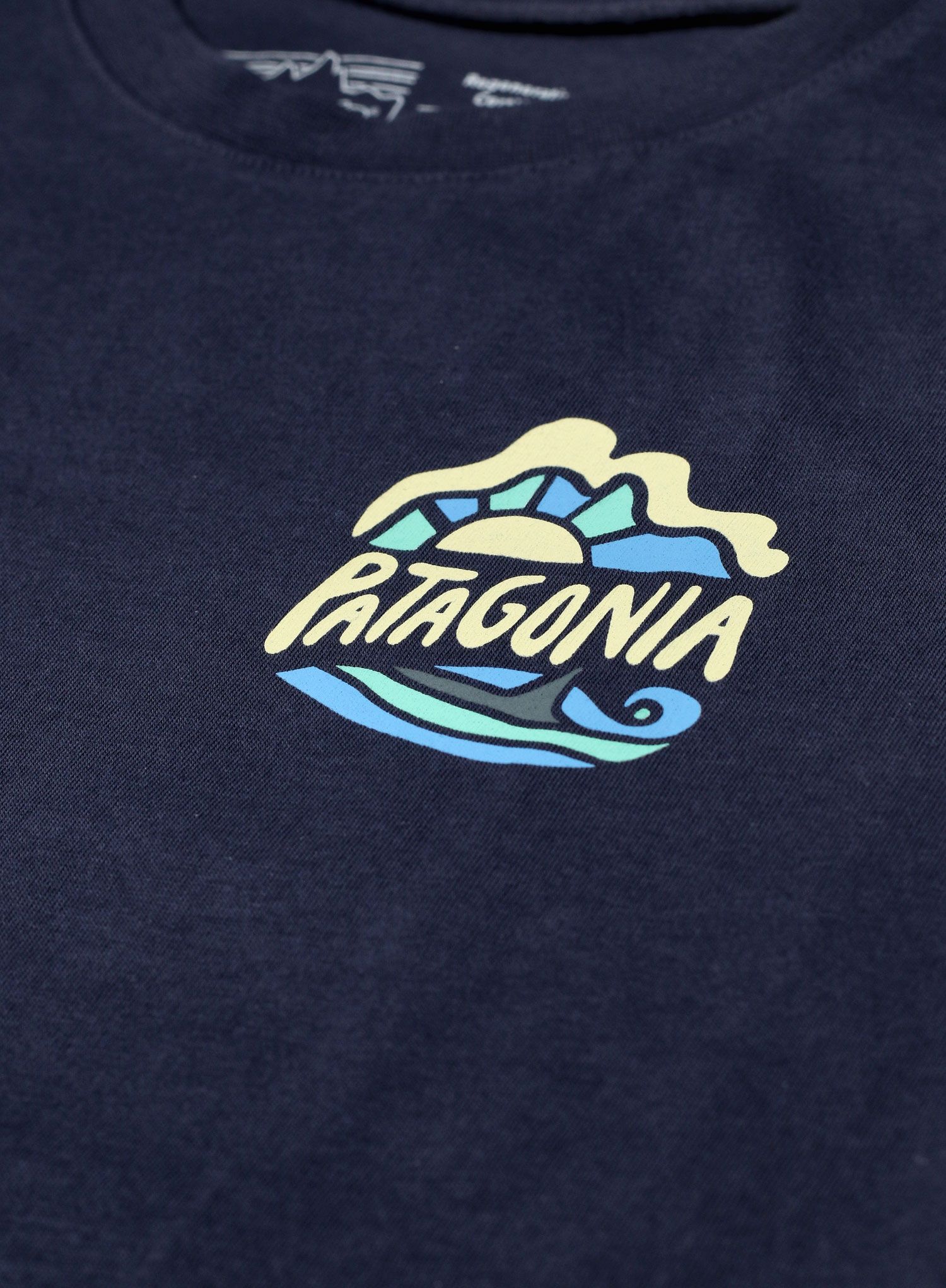 Dívčí tričko Patagonia Regenerative Organic Certified Cotton Graphic T-Shirt - new navy