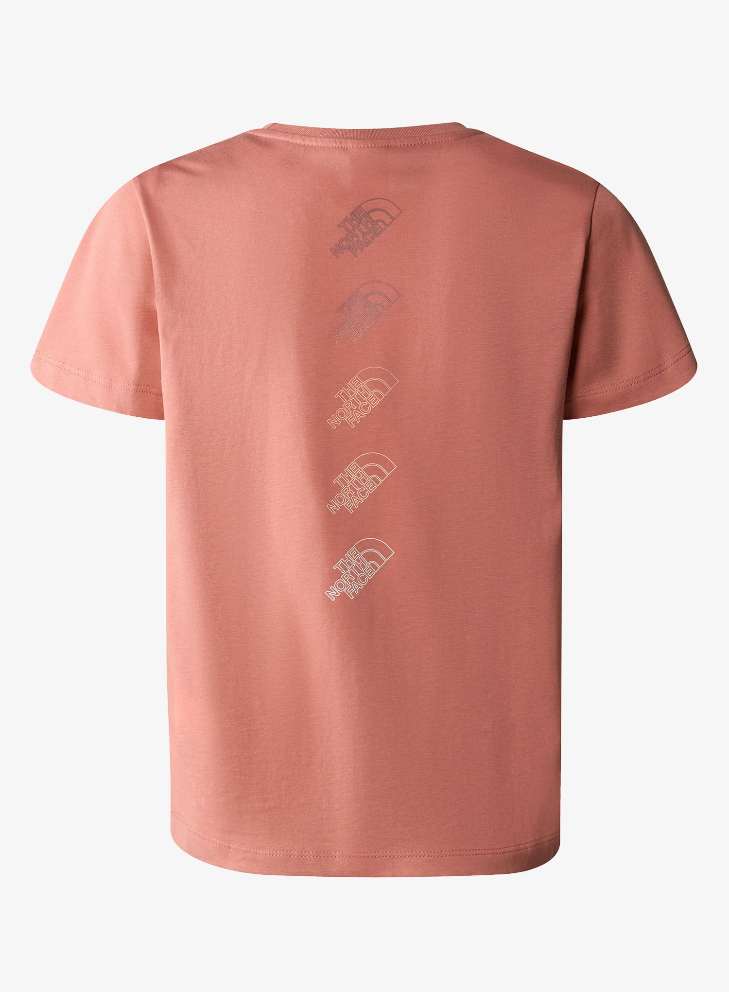 Dívčí tričko The North Face S/S Relaxed  Graphic Tee 2 - light mahogany