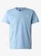 Dívčí tričko The North Face S/S Relaxed Graphic Tee 2 - steel blue