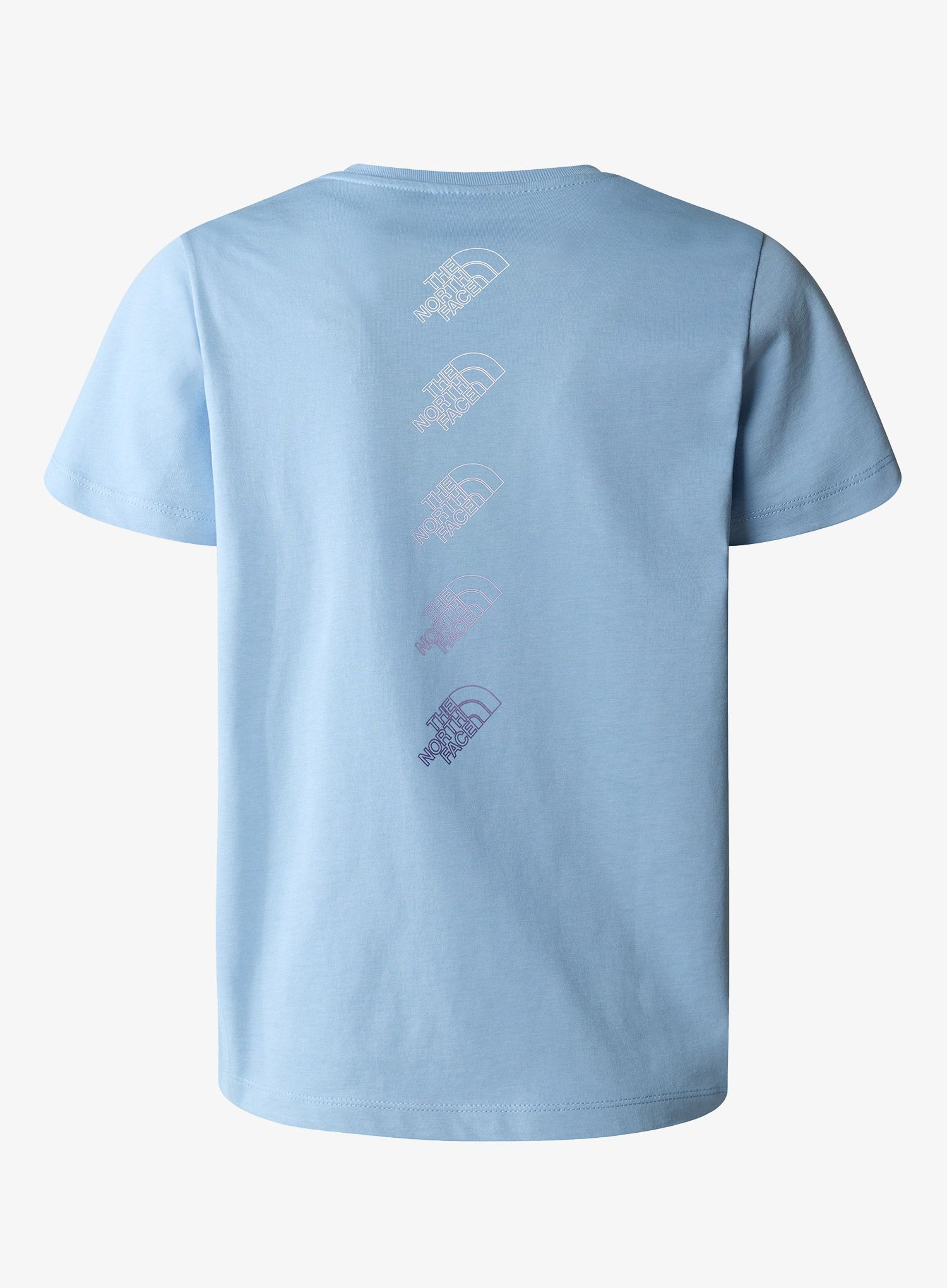Dívčí tričko The North Face S/S Relaxed  Graphic Tee 2 - steel blue