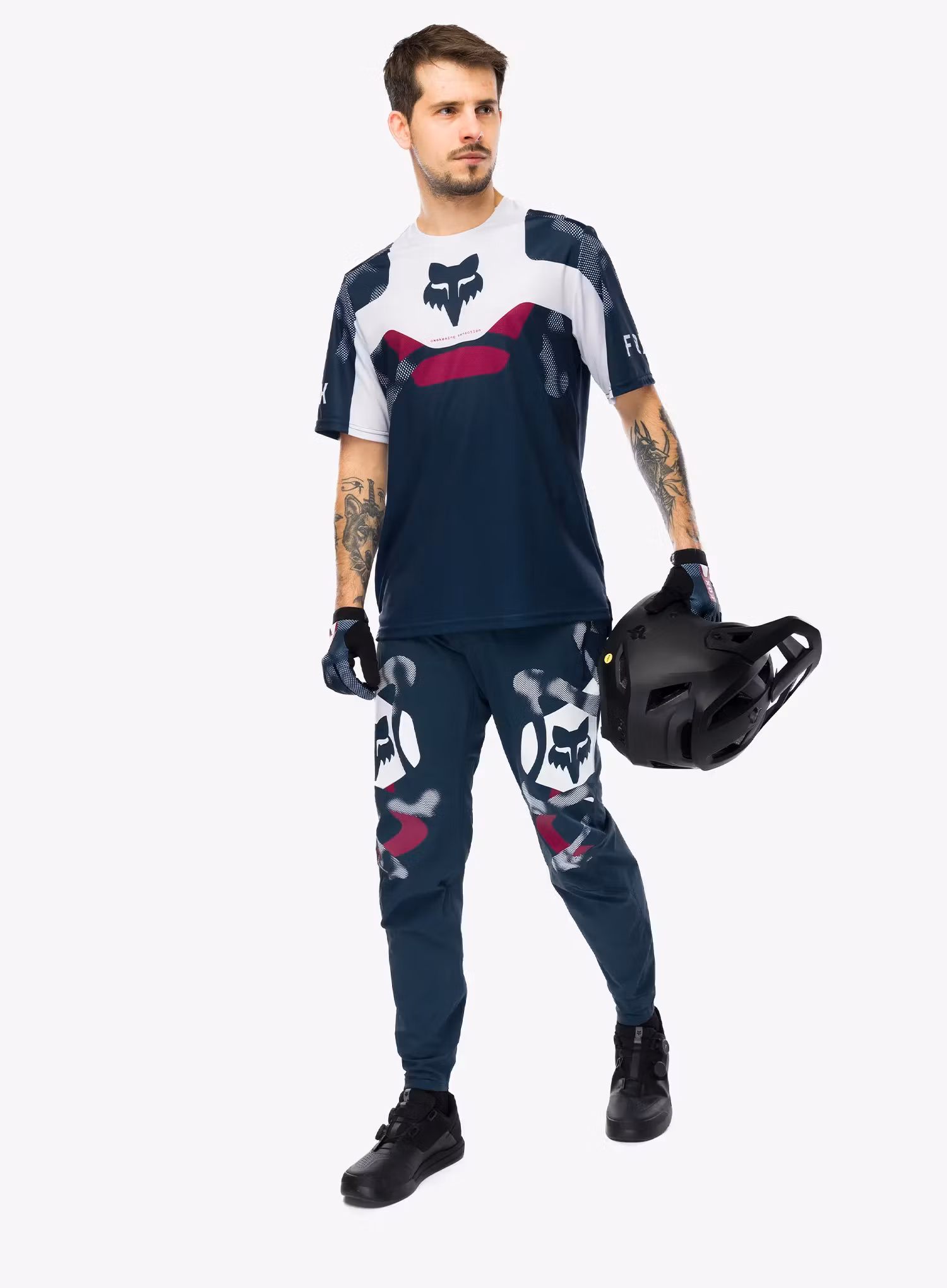 Enduro triko Fox Ranger SS Jersey Tactile - white