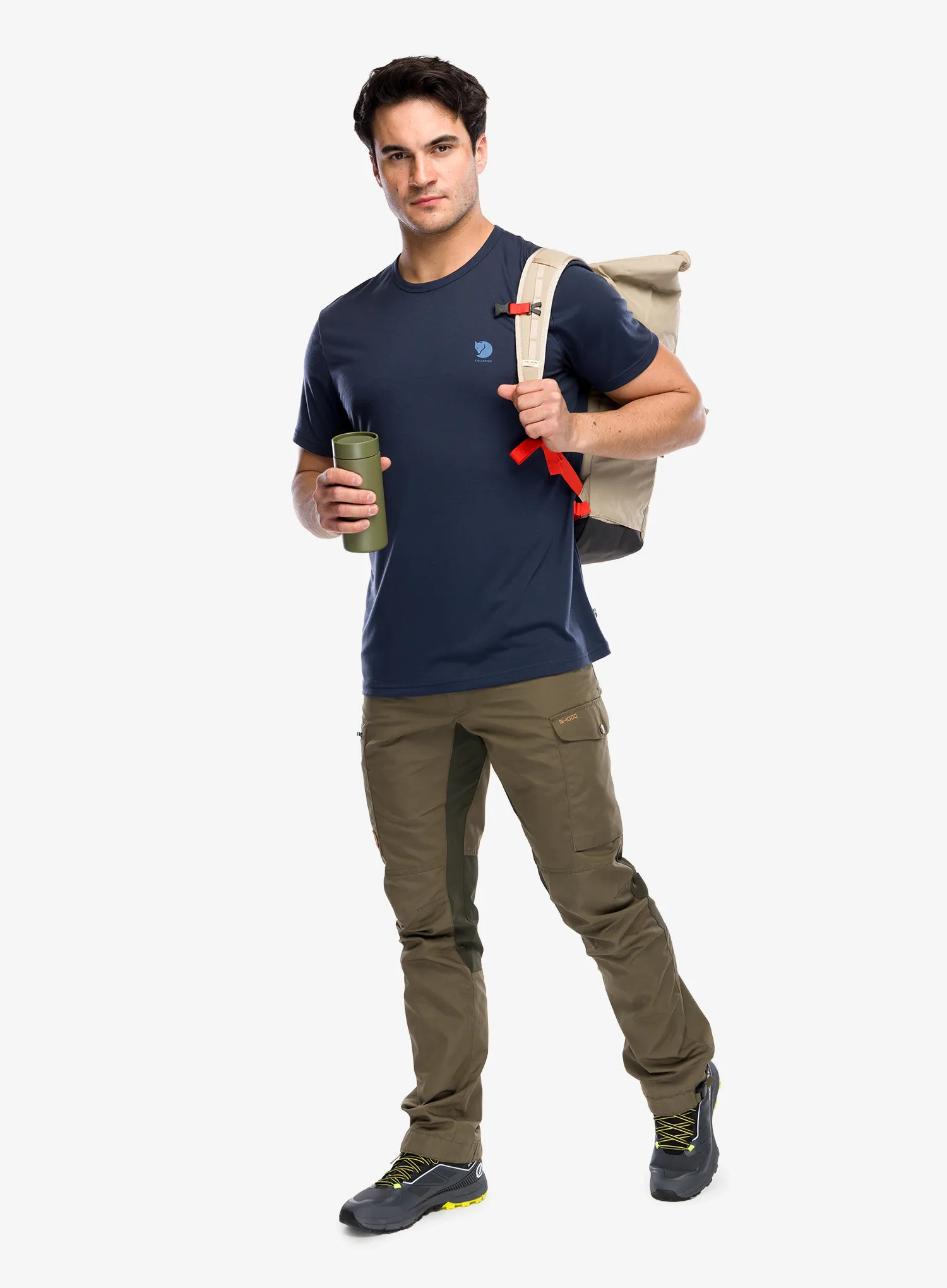 Tričko Fjallraven High Coast SS - navy