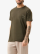 Tričko Flov Powell - olive/light brown