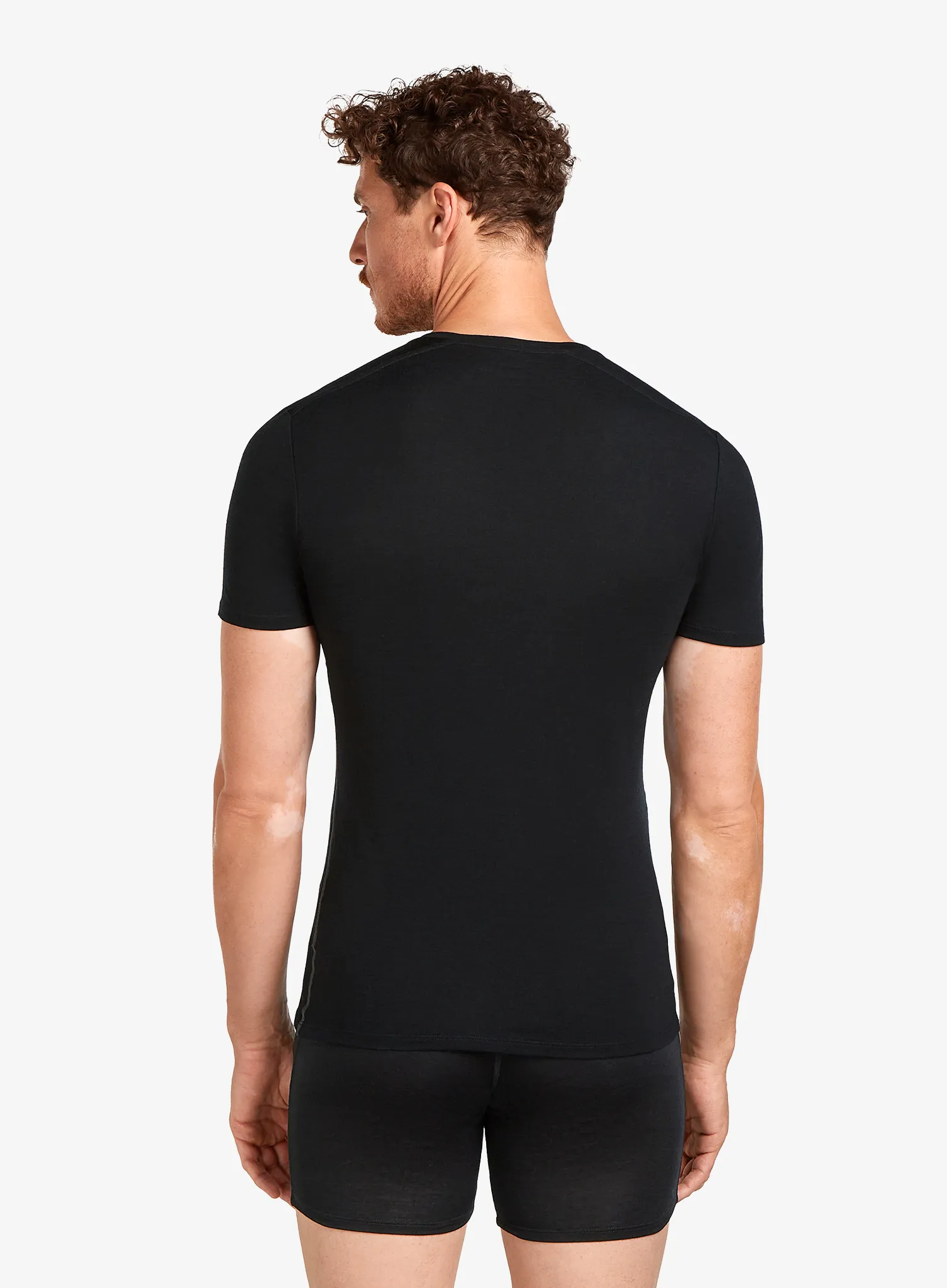 Tričko Icebreaker Anatomica S/S V - black