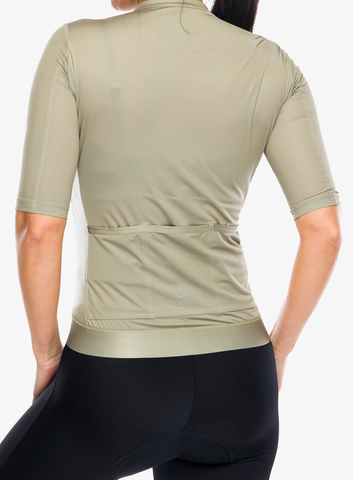 Cyklo triko dámské Odlo Explorer Pro T-Shirt S/U Collar S/S Full Zip - vetiver