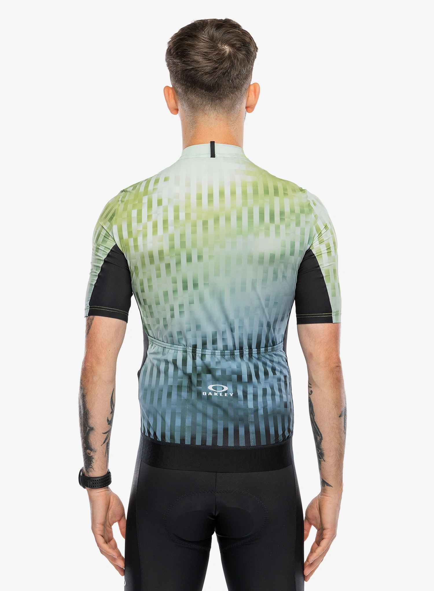 Cyklotriko Oakley Icon Training Jersey - green glitch print
