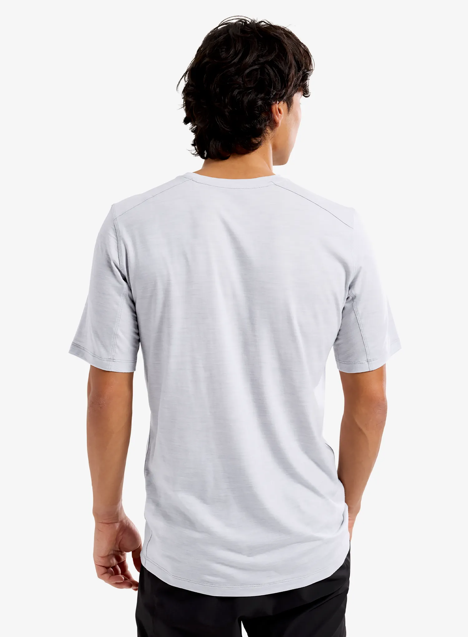 Merino triko Arcteryx Ionia Merino Wool ArcWord Logo SS - heather/void